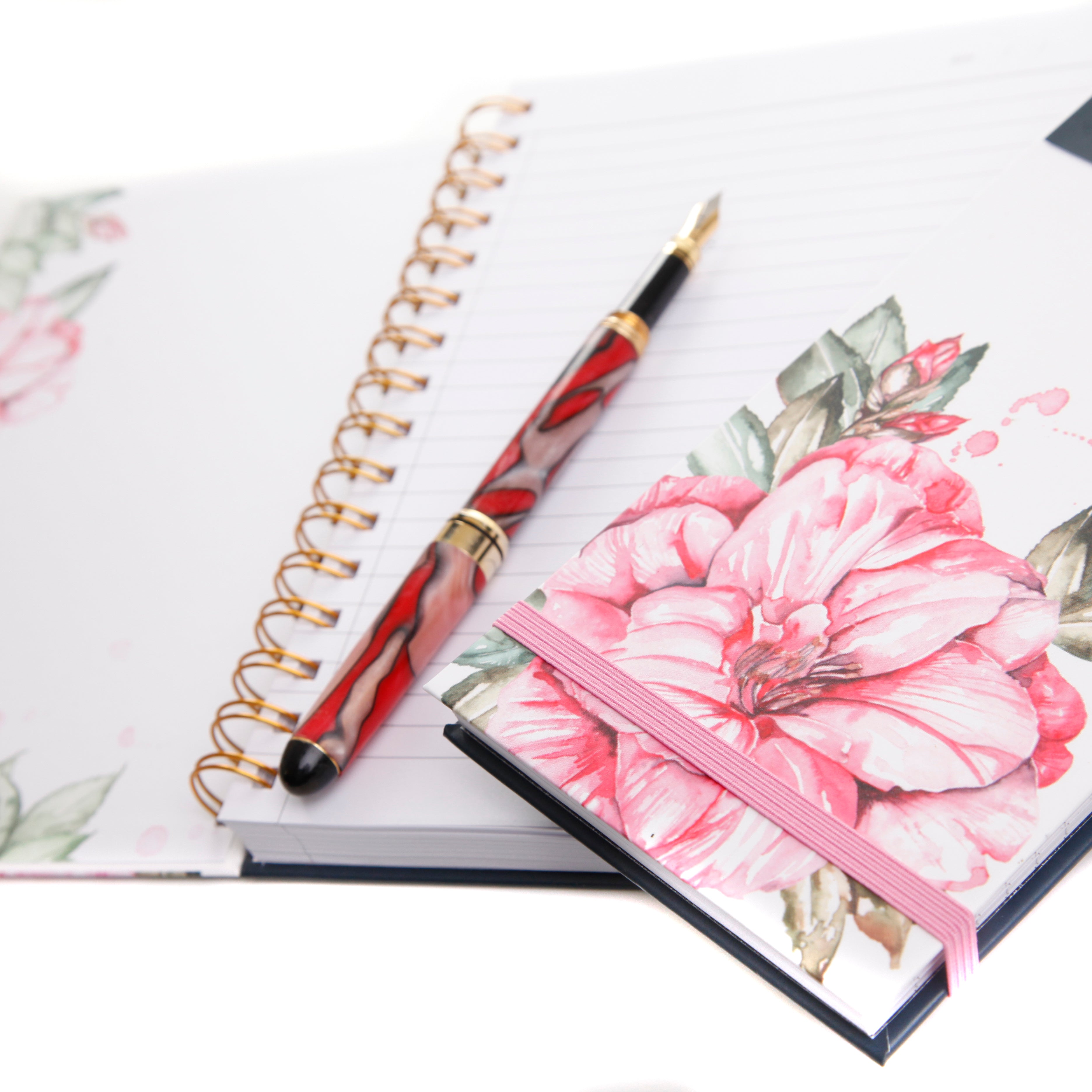 The Blooms Watercolour Design A5 Notebook