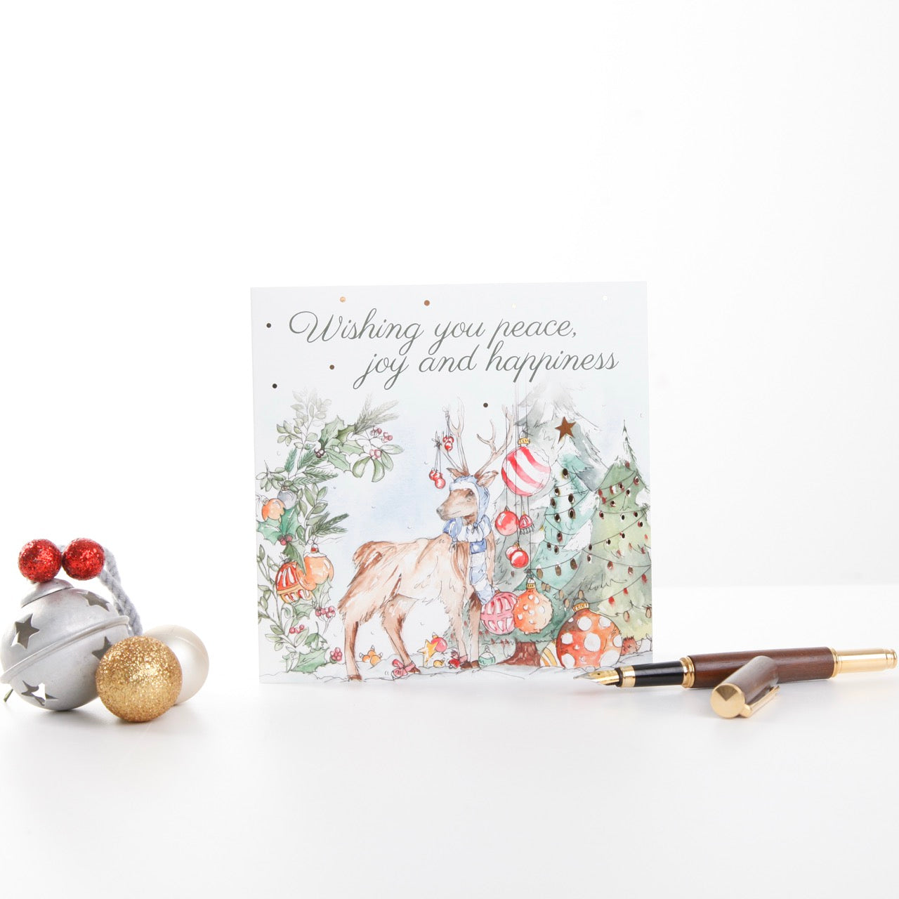 Lingen Davies Charity Festive stag Card