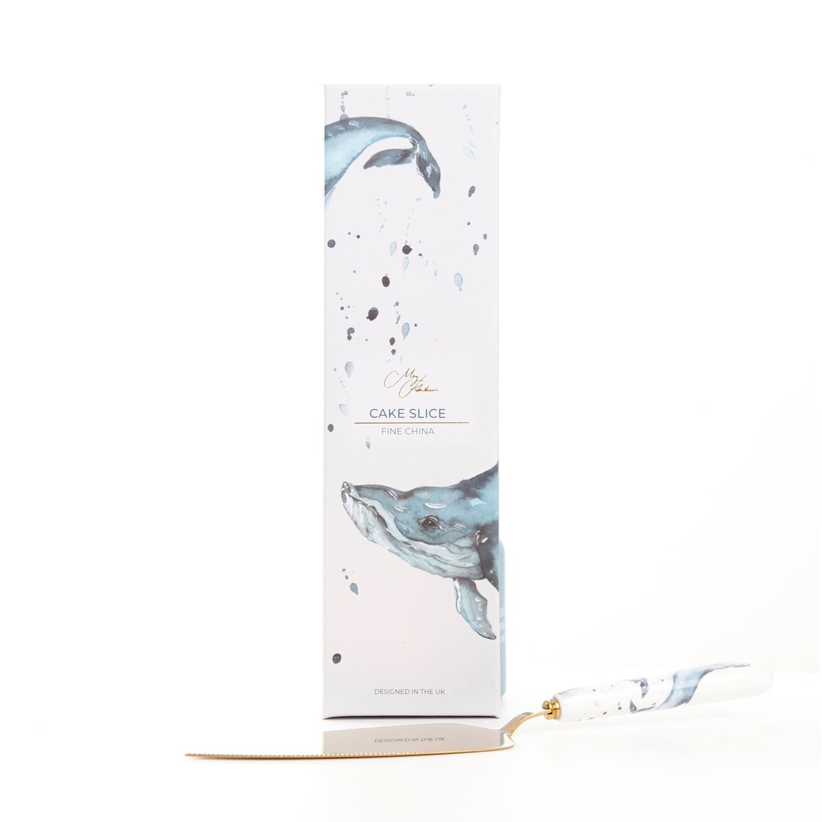 The Ocean- Whales Pastry Cake Slice