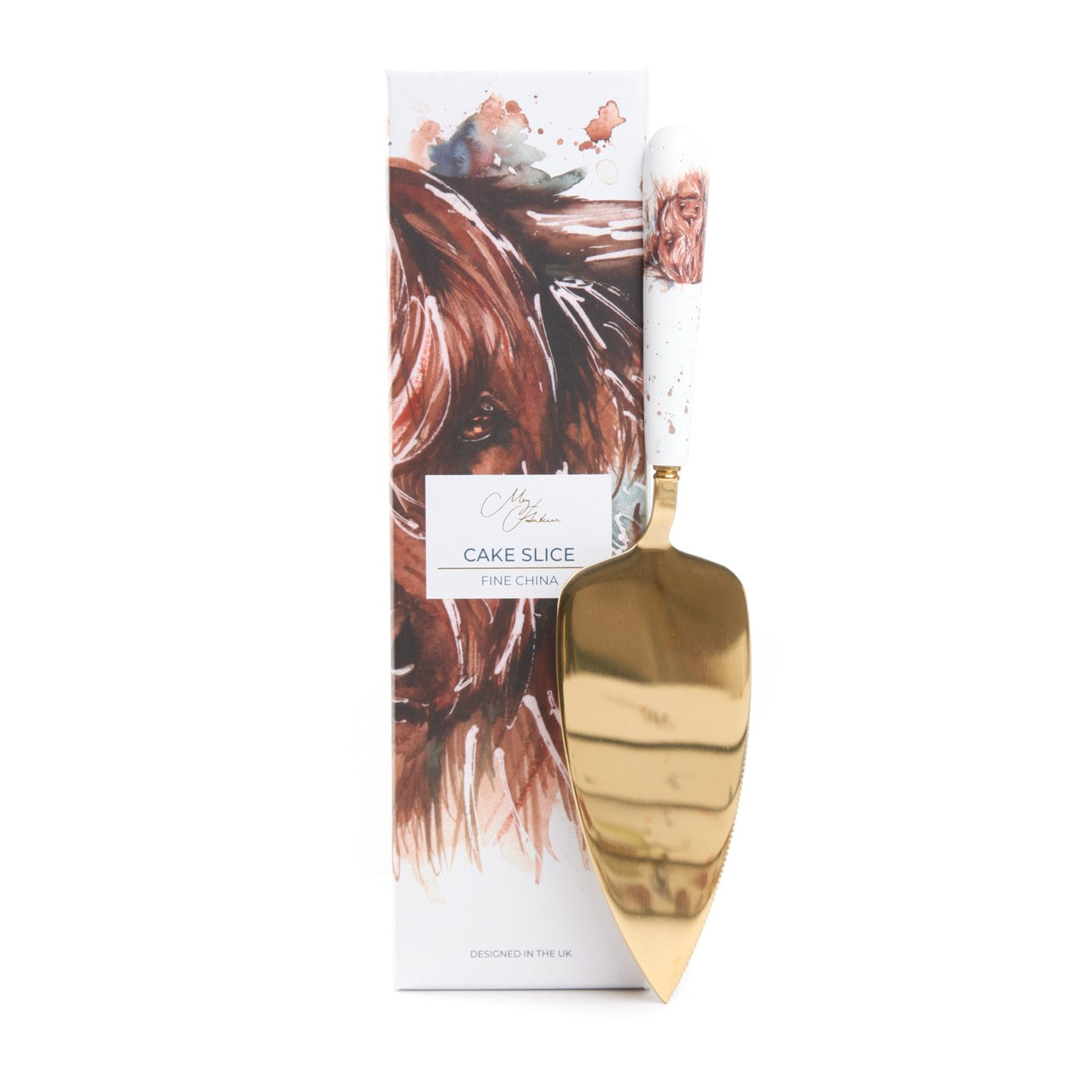 Highland Cow – Pastry Cake Slice