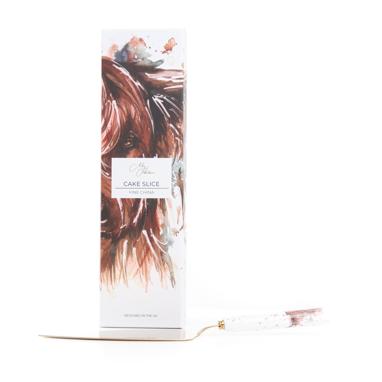 Highland Cow – Pastry Cake Slice