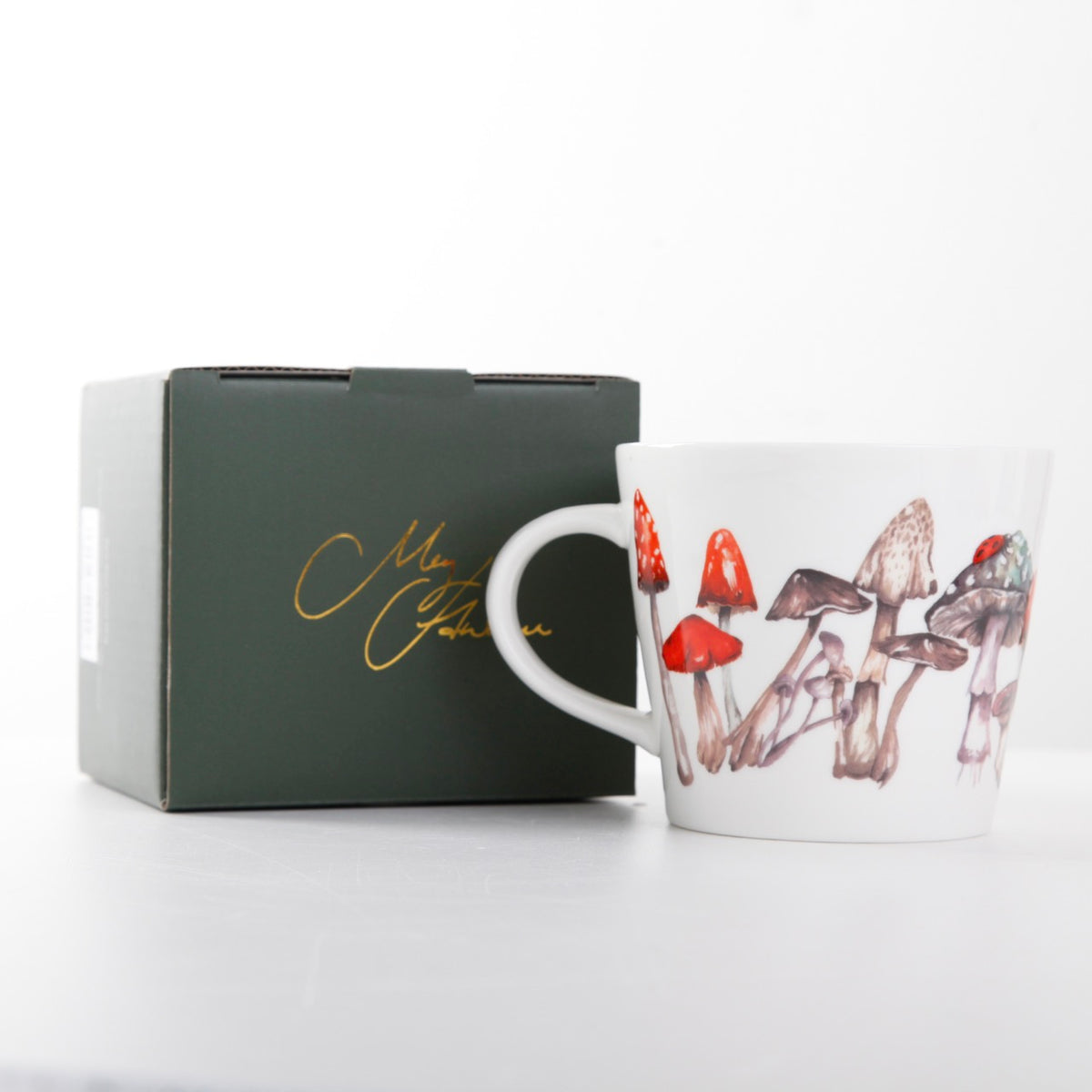 The Forest – Mushroom and Toadstool Design New Bone China Mug