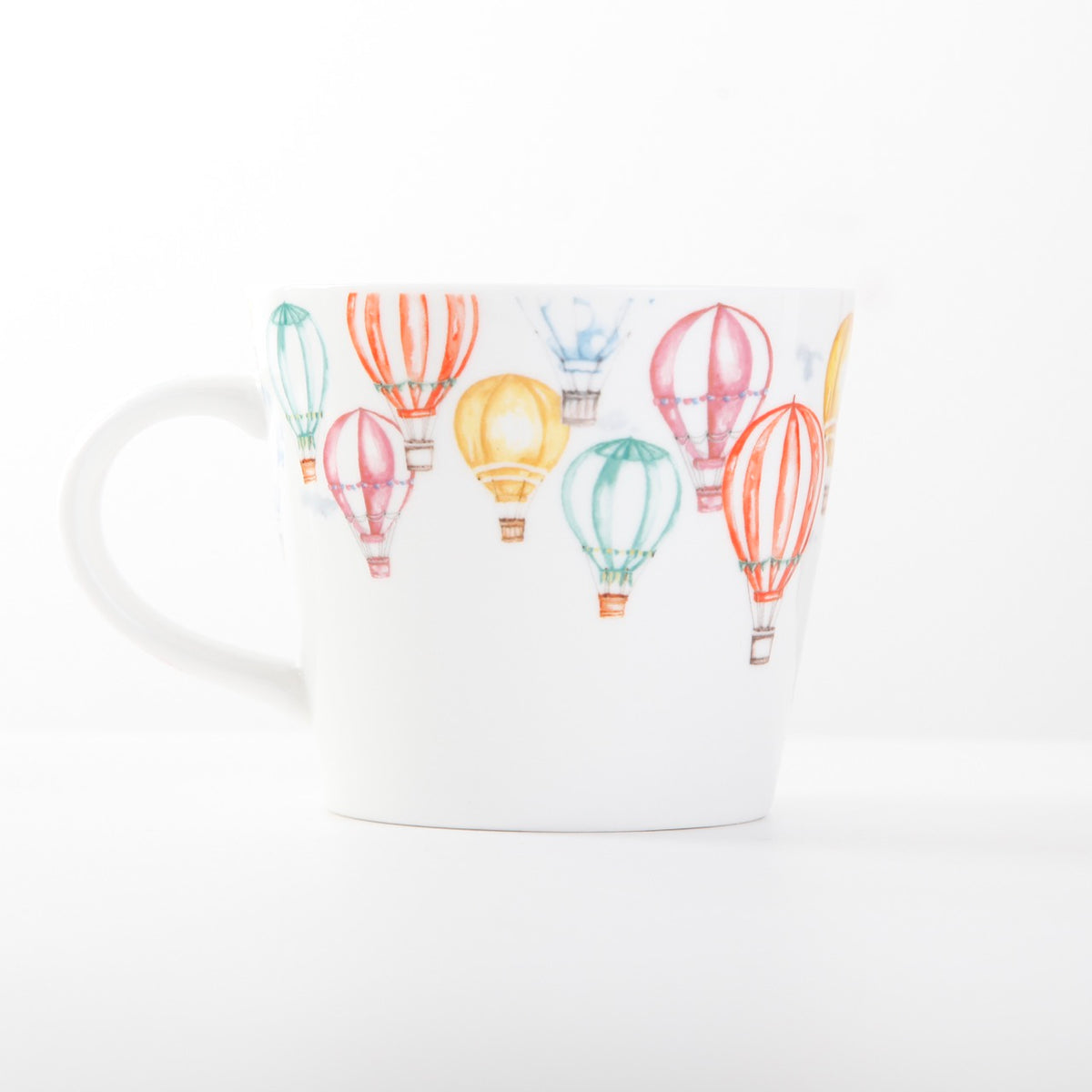 In The Air – Hot Air Balloon Design New Bone China Mug