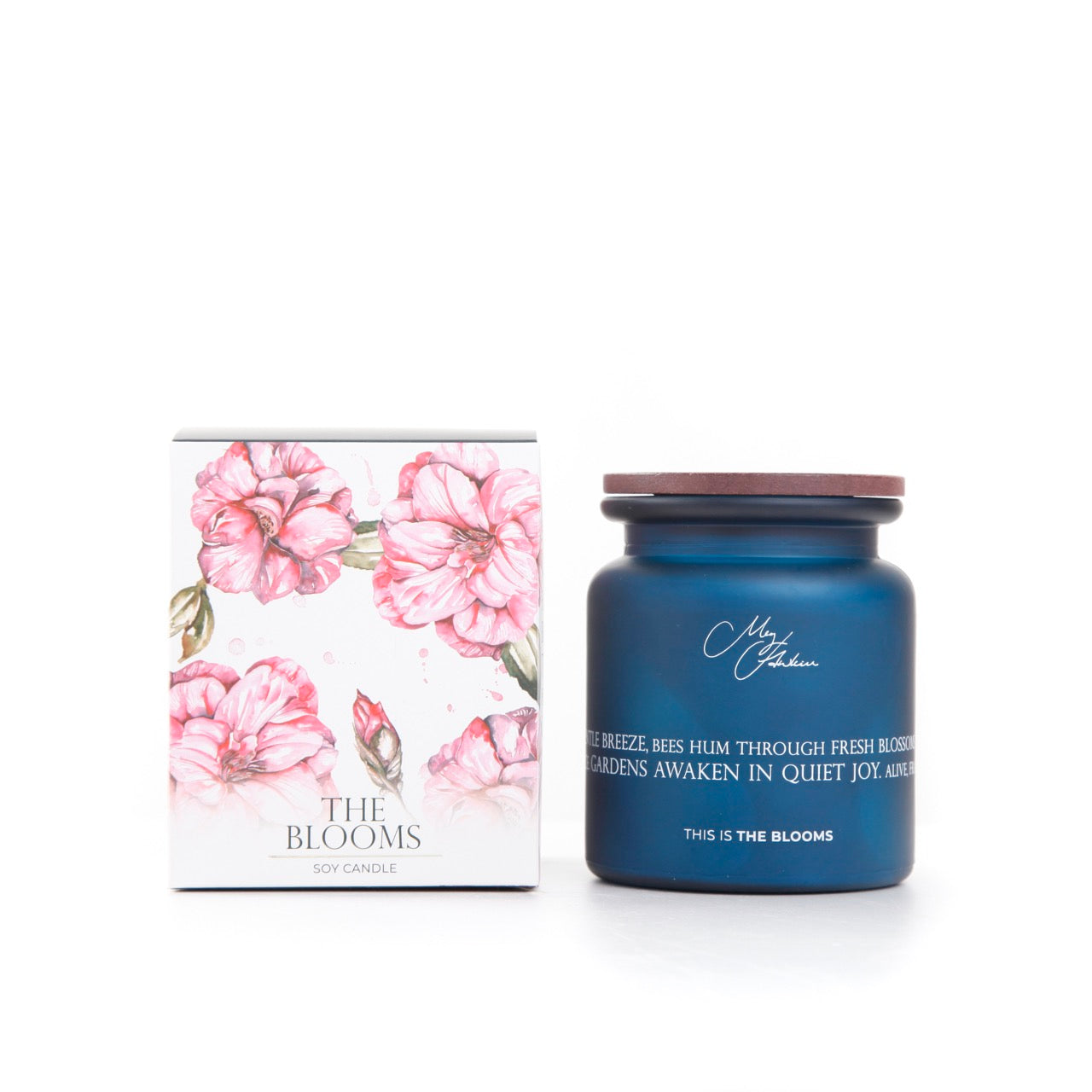 The Blooms – Pink Peony Soy Candle