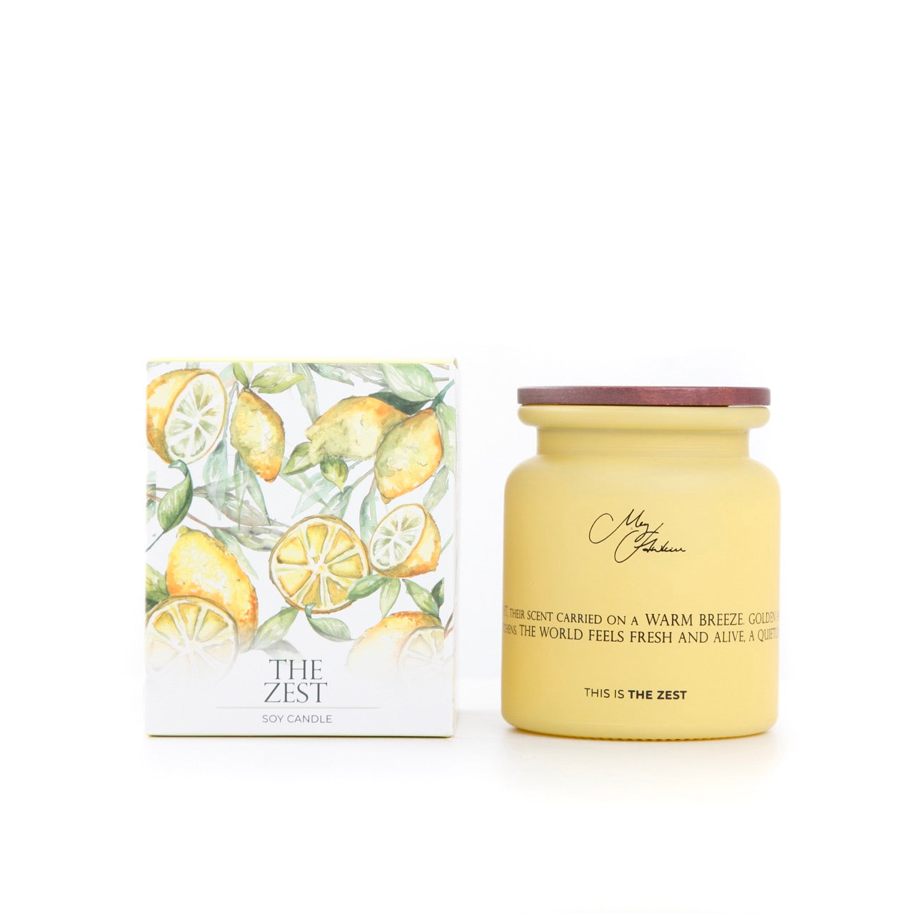 The Zest – Lemons Design Soy Candle