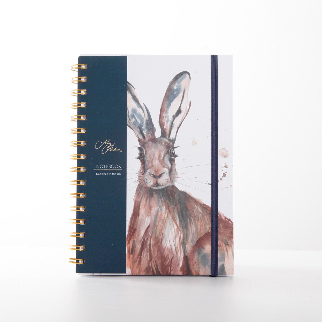 Hare Watercolour Design A5 Notebook