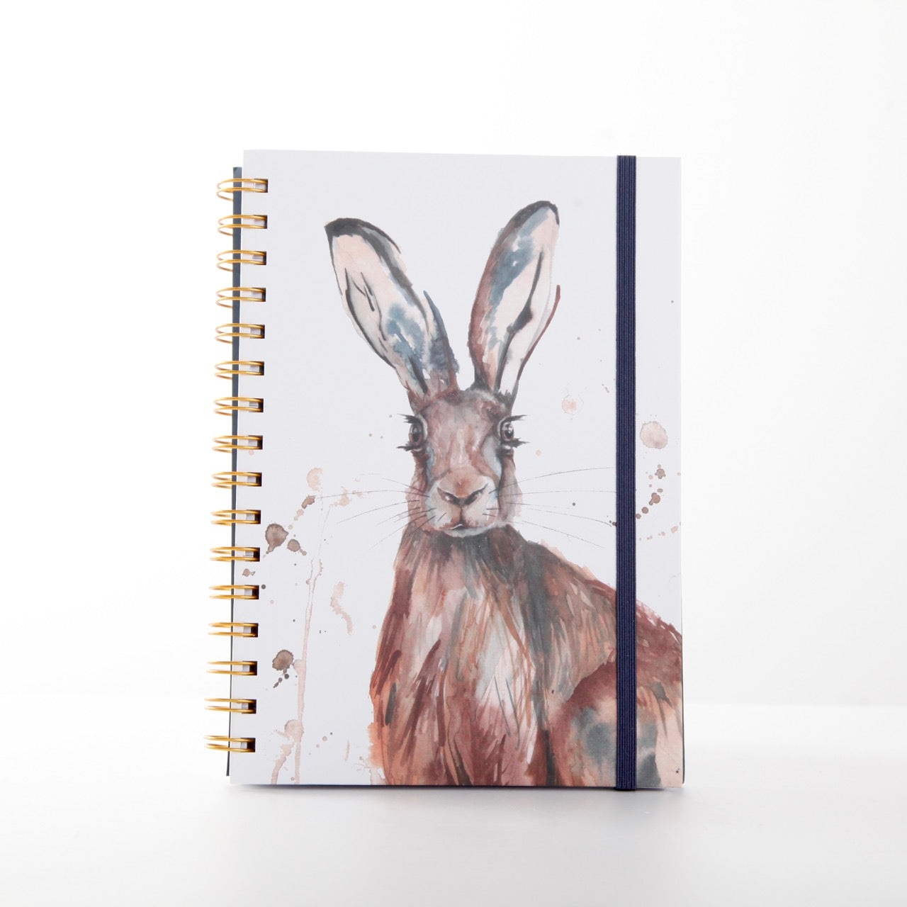 Hare Watercolour Design A5 Notebook