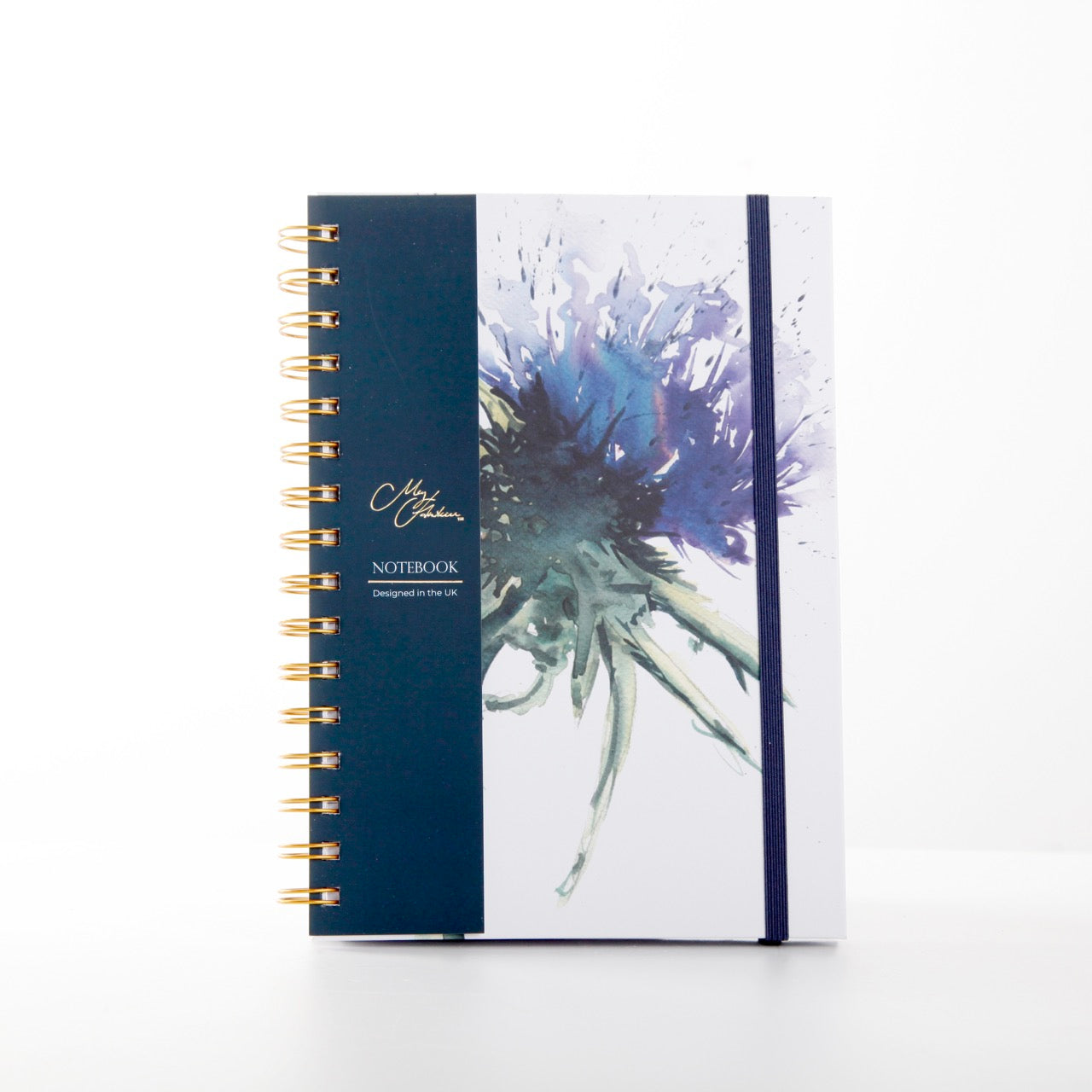 Thistle Watercolour Design A5 Notebook