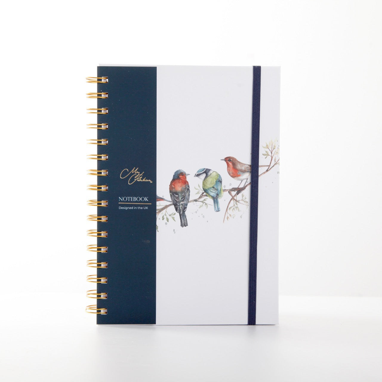 British Birds Watercolour Design A5 Notebook