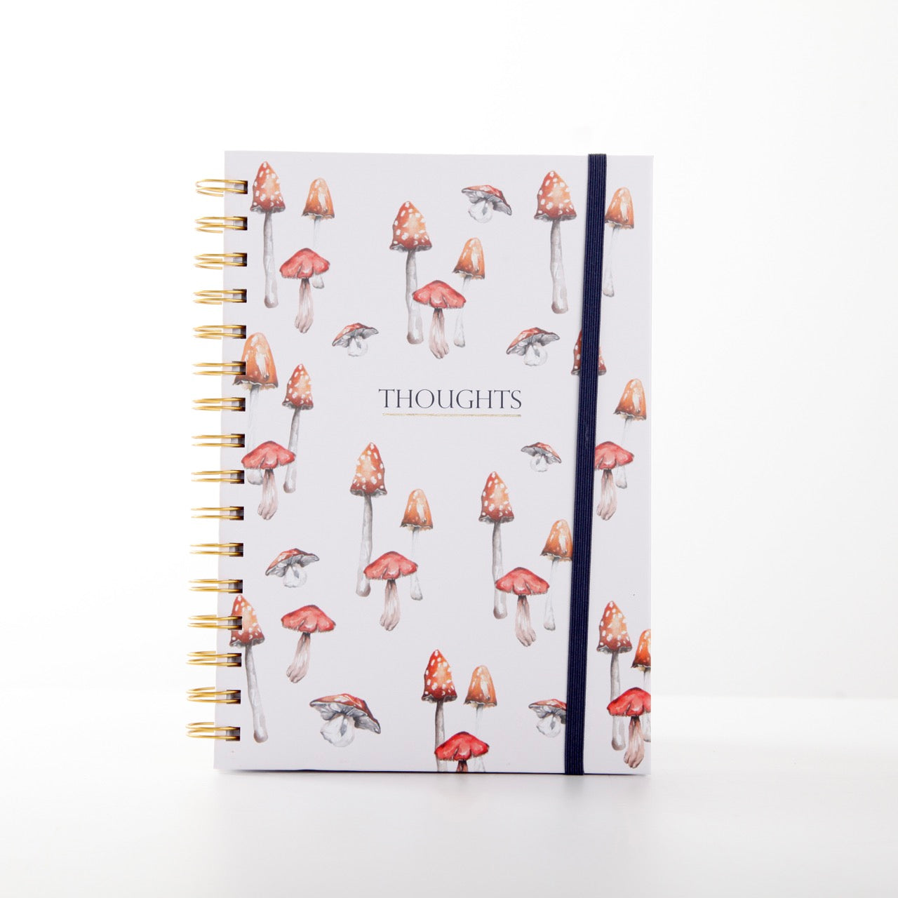 Mushroom Watercolour Design A5 Notebook