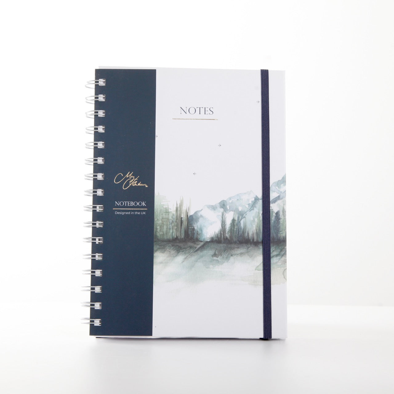 Winter Watercolour Design A5 Notebook