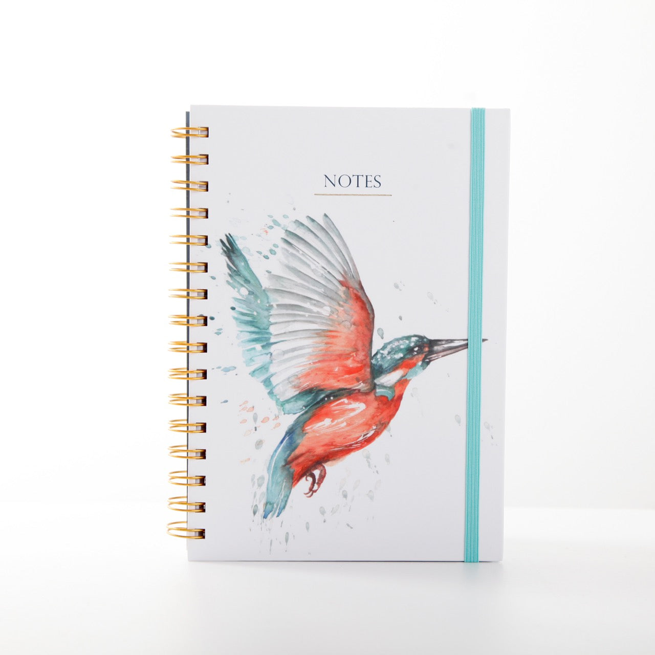 Kingfisher Watercolour Design A5 Notebook
