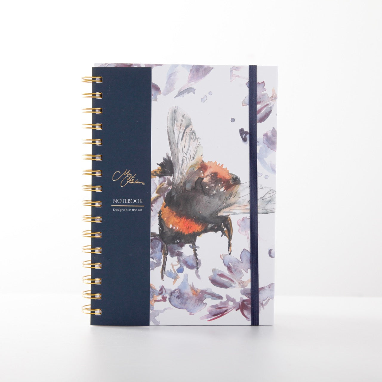 Bee Watercolour Design A5 Notebook
