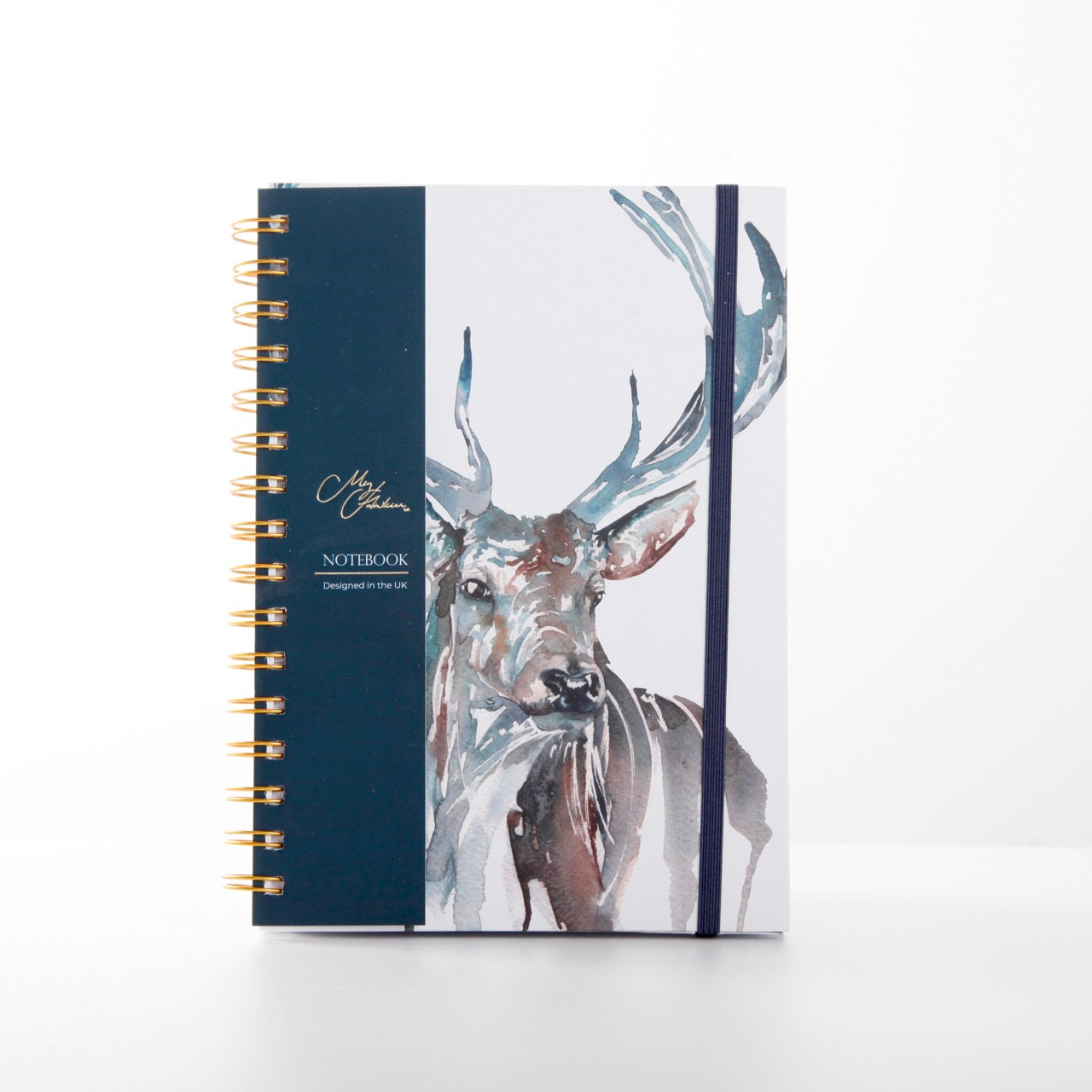 Stag Watercolour Design A5 Notebook