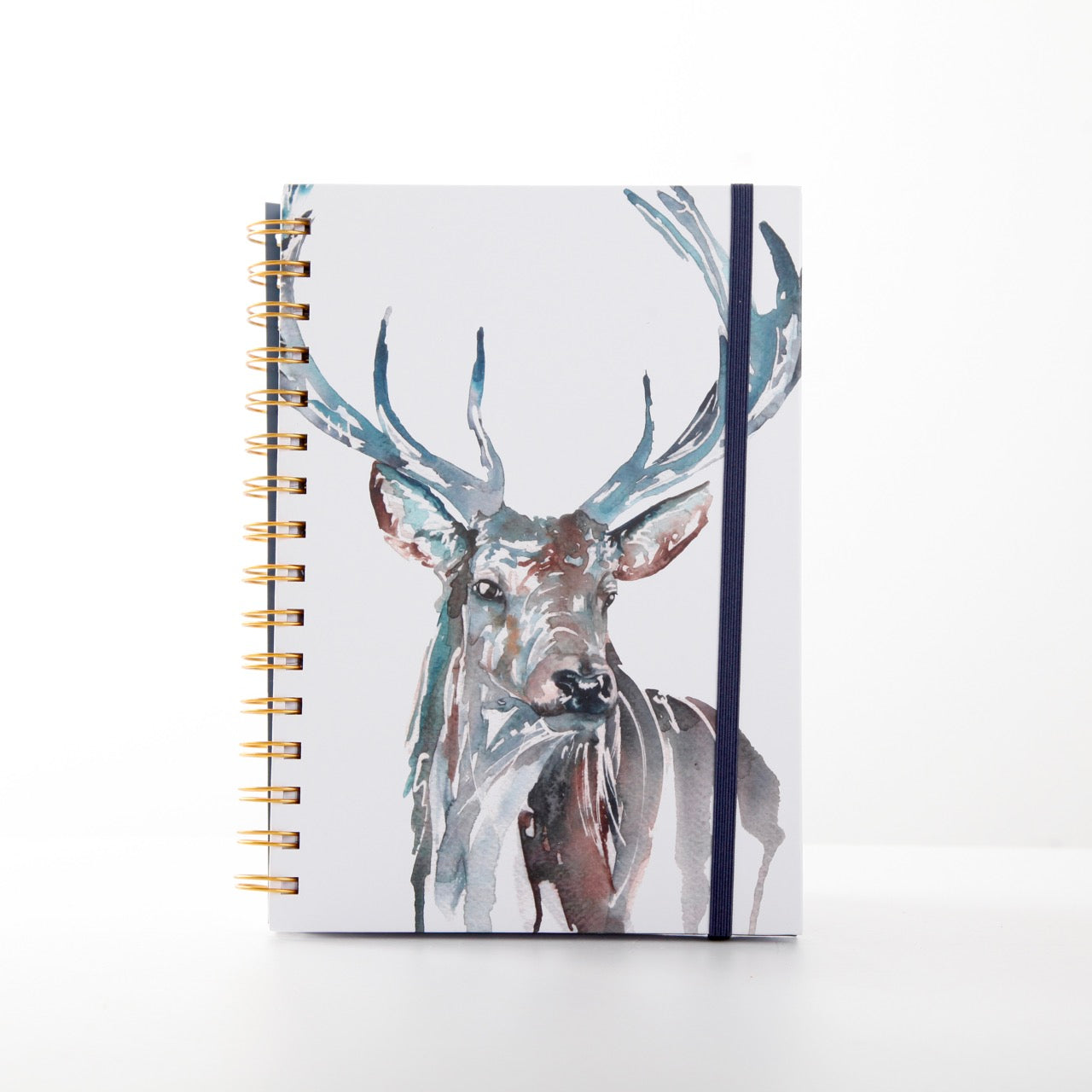 Stag Watercolour Design A5 Notebook