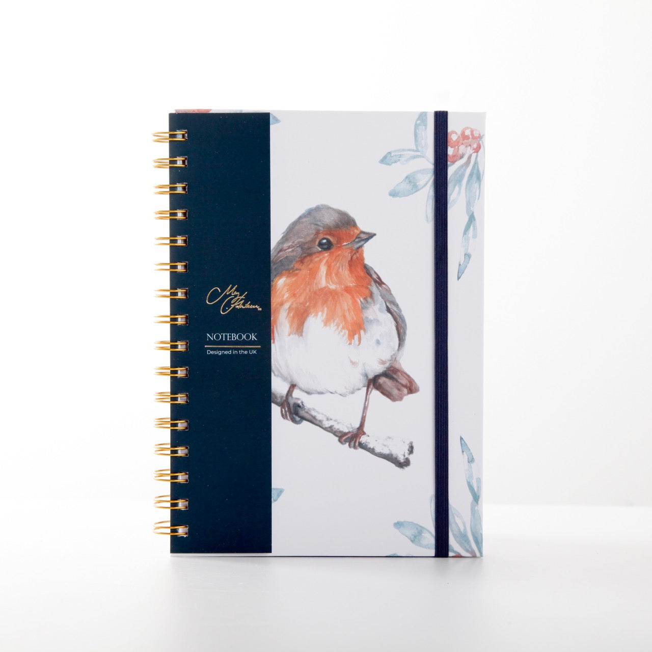 Robin Watercolour Design A5 Notebook