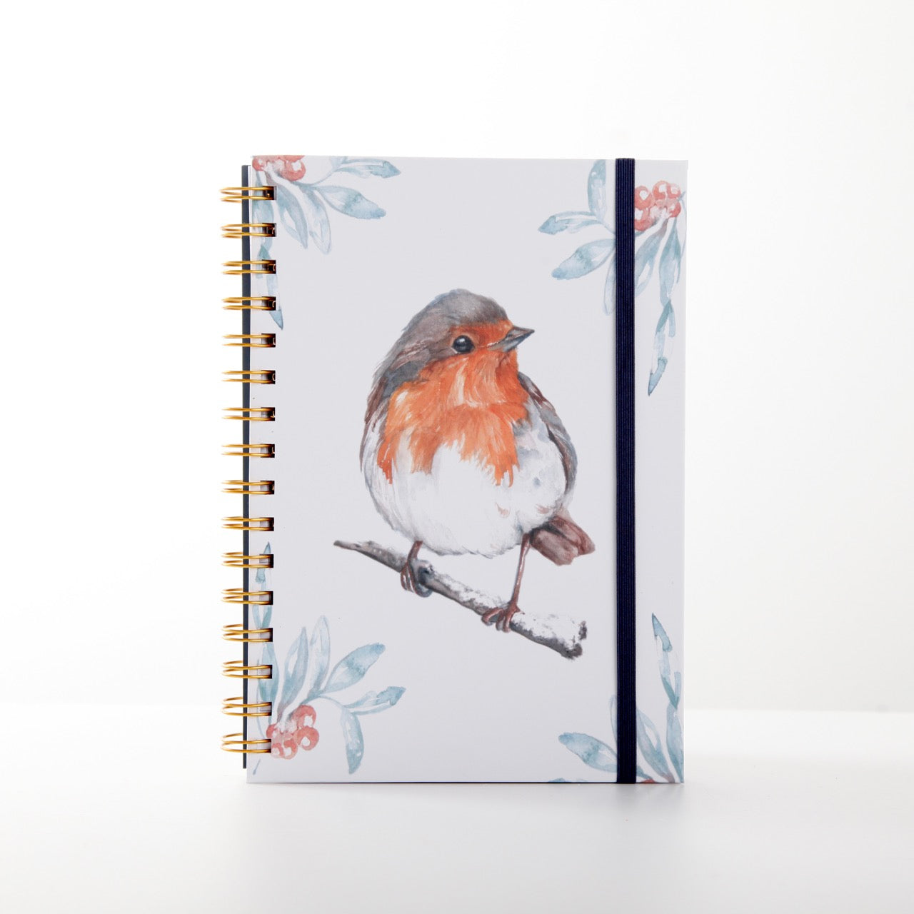 Robin Watercolour Design A5 Notebook