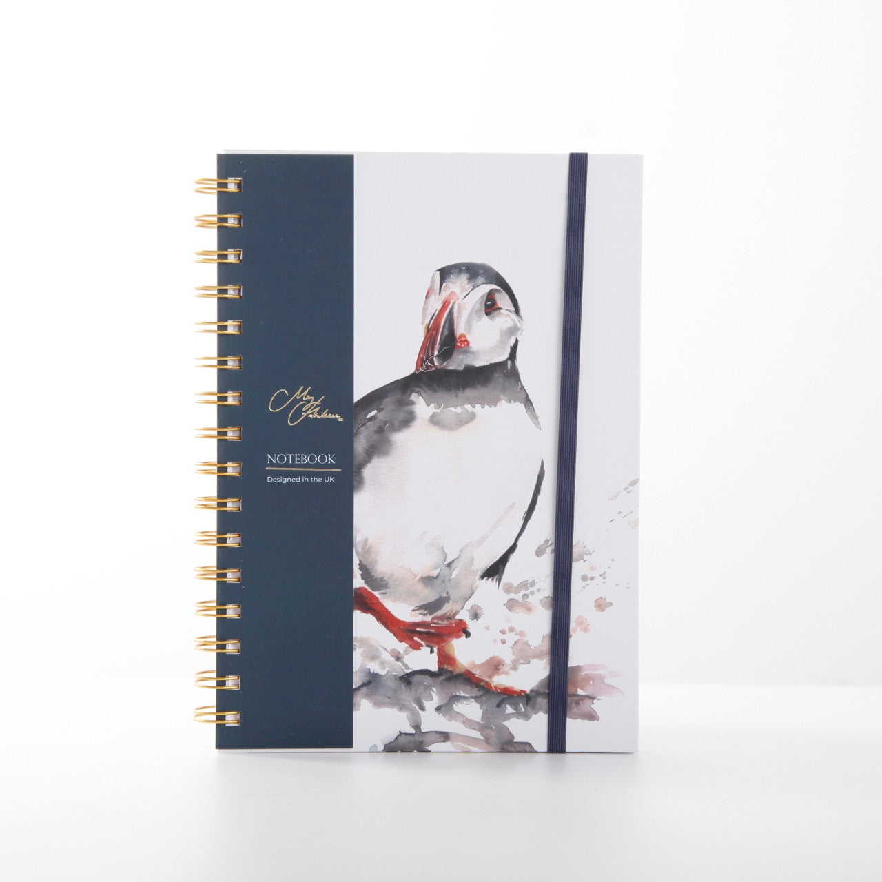 Puffin Watercolour Design A5 Notebook