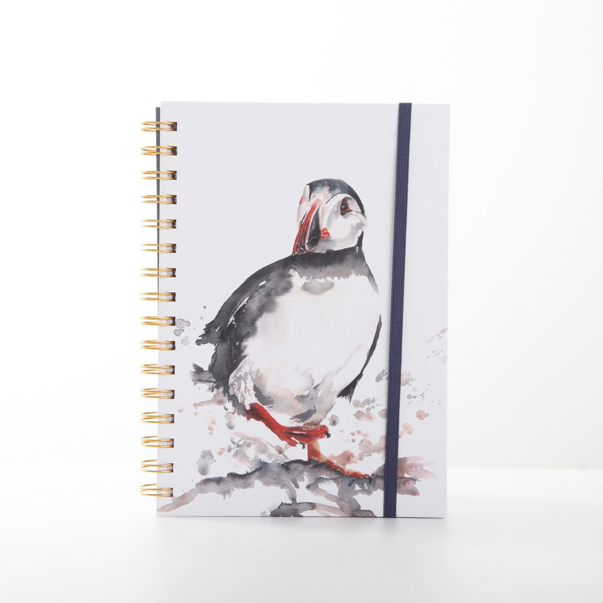 Puffin Watercolour Design A5 Notebook