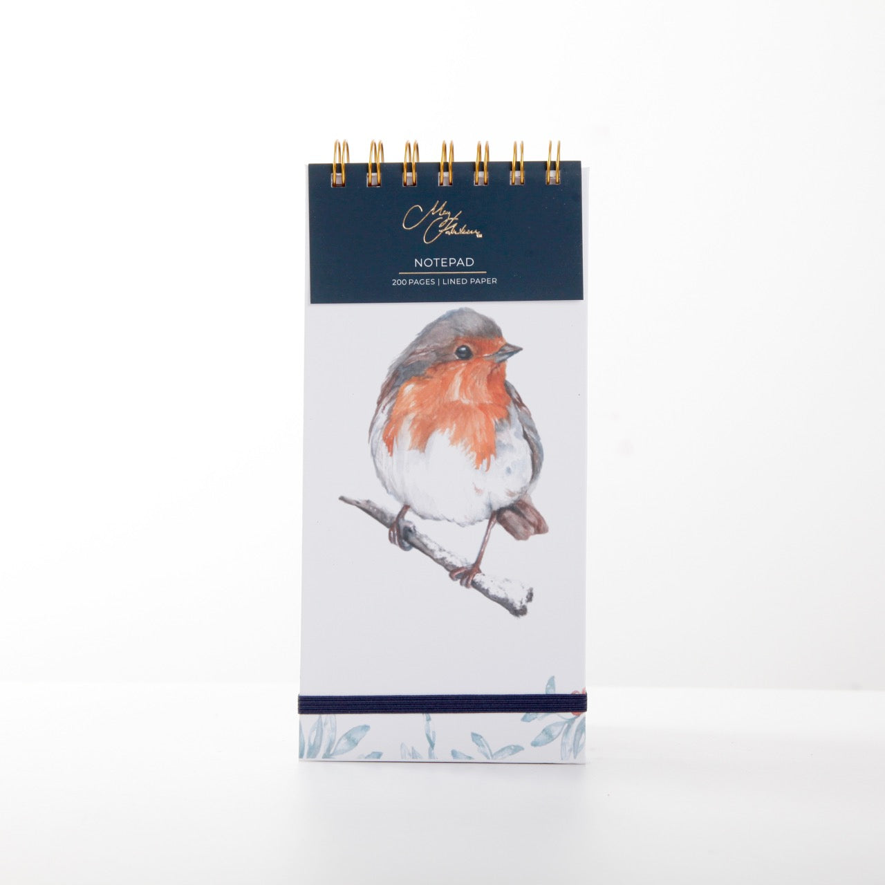 Robin Watercolour Design DL Notepad