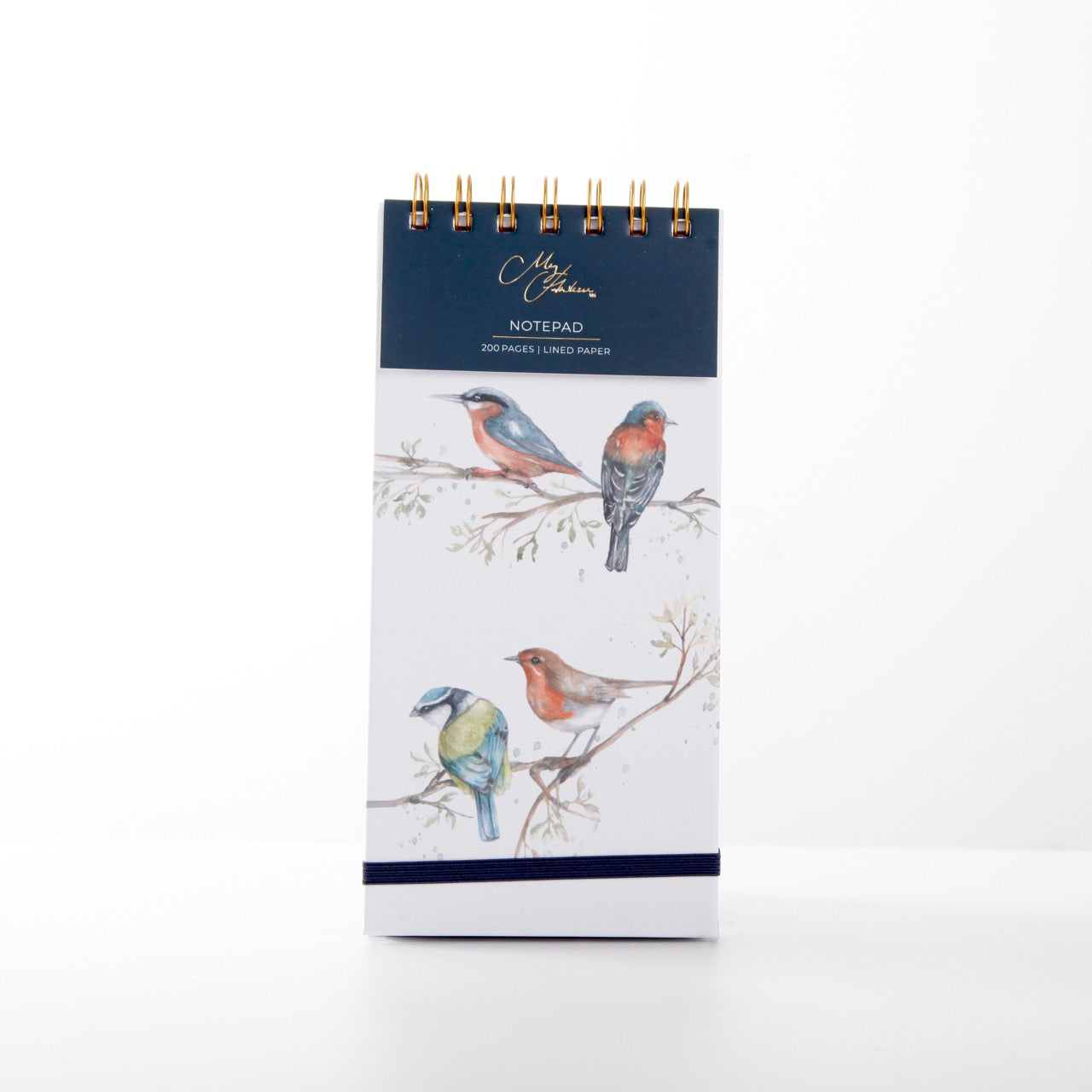 British Birds Watercolour Design DL Notepad