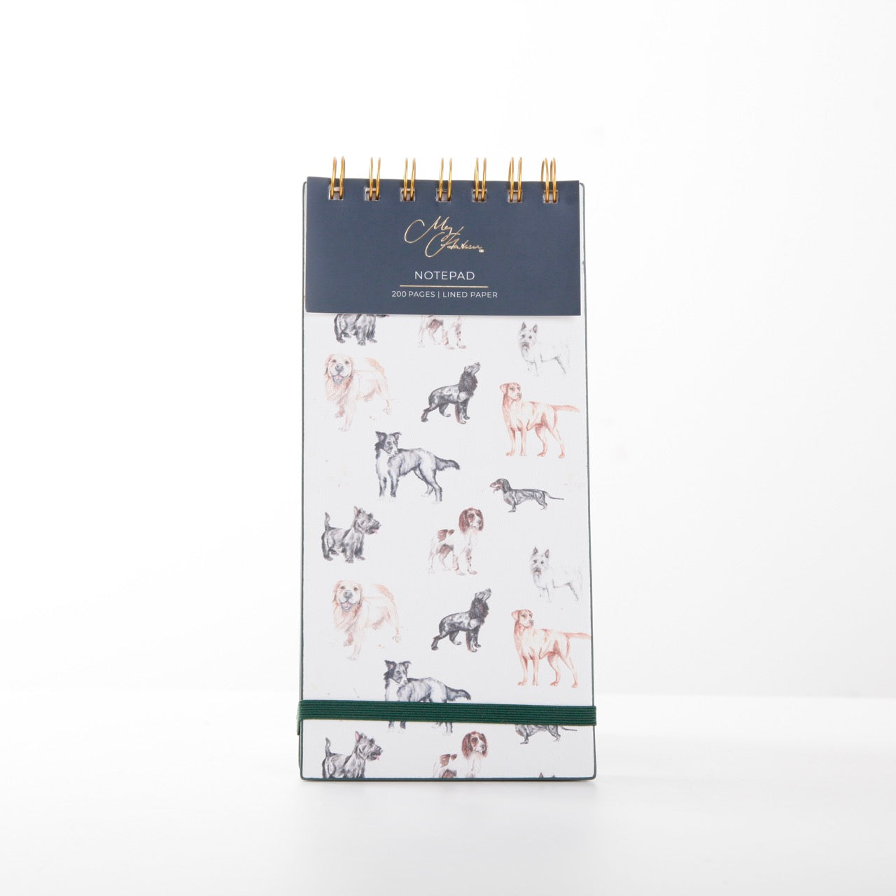 Dog Watercolour Design DL Notepad