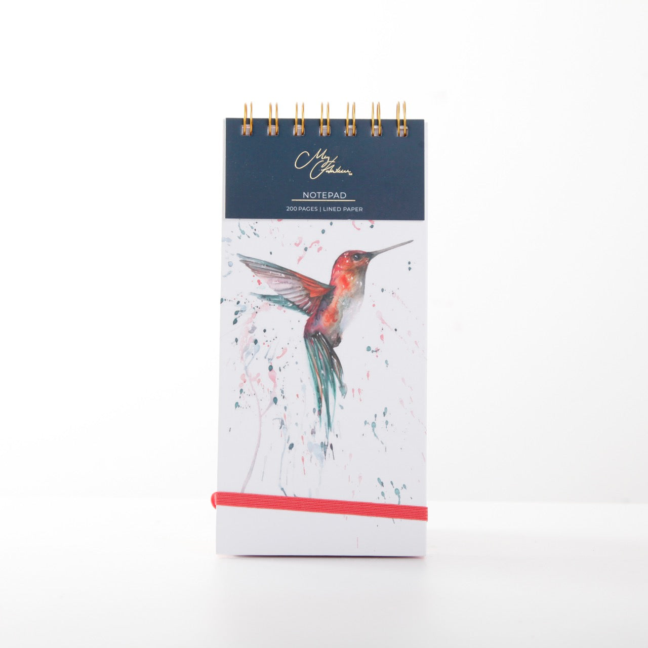 Hummingbird Watercolour Design DL Notepad