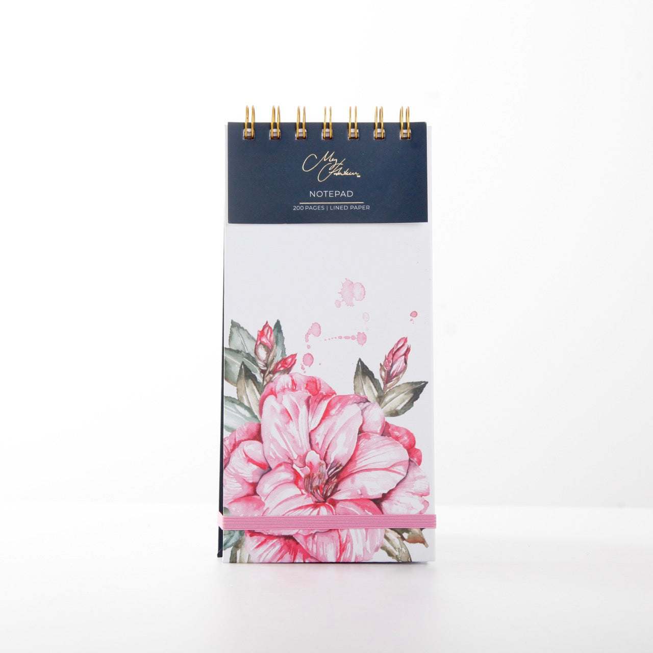 Floral Watercolour Design DL Notepad