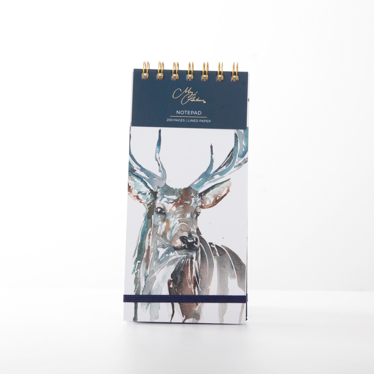 Stag Watercolour Design DL Notepad