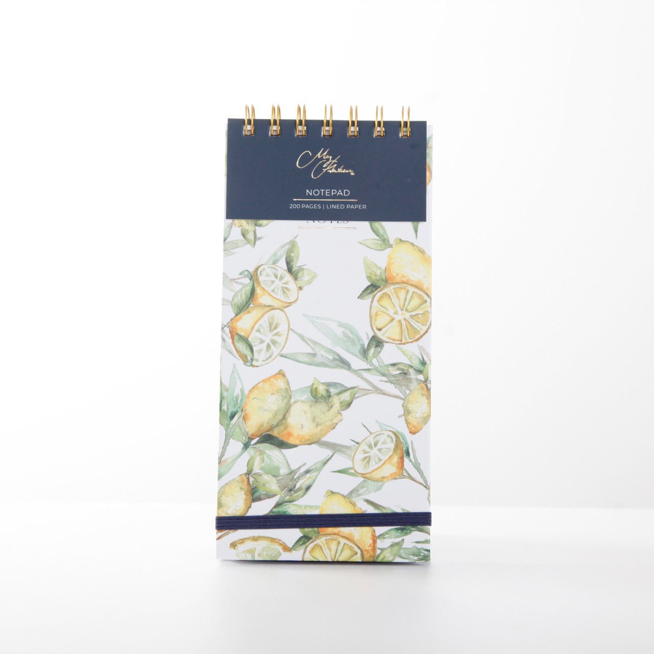 Lemon Watercolour Design DL Notepad