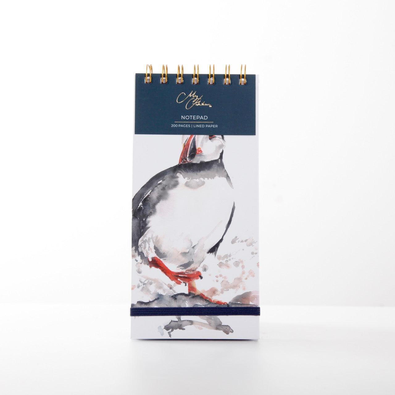 Puffin Watercolour Design DL Notepad