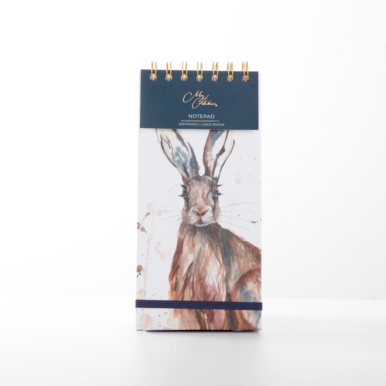 Hare Watercolour Design DL Notepad