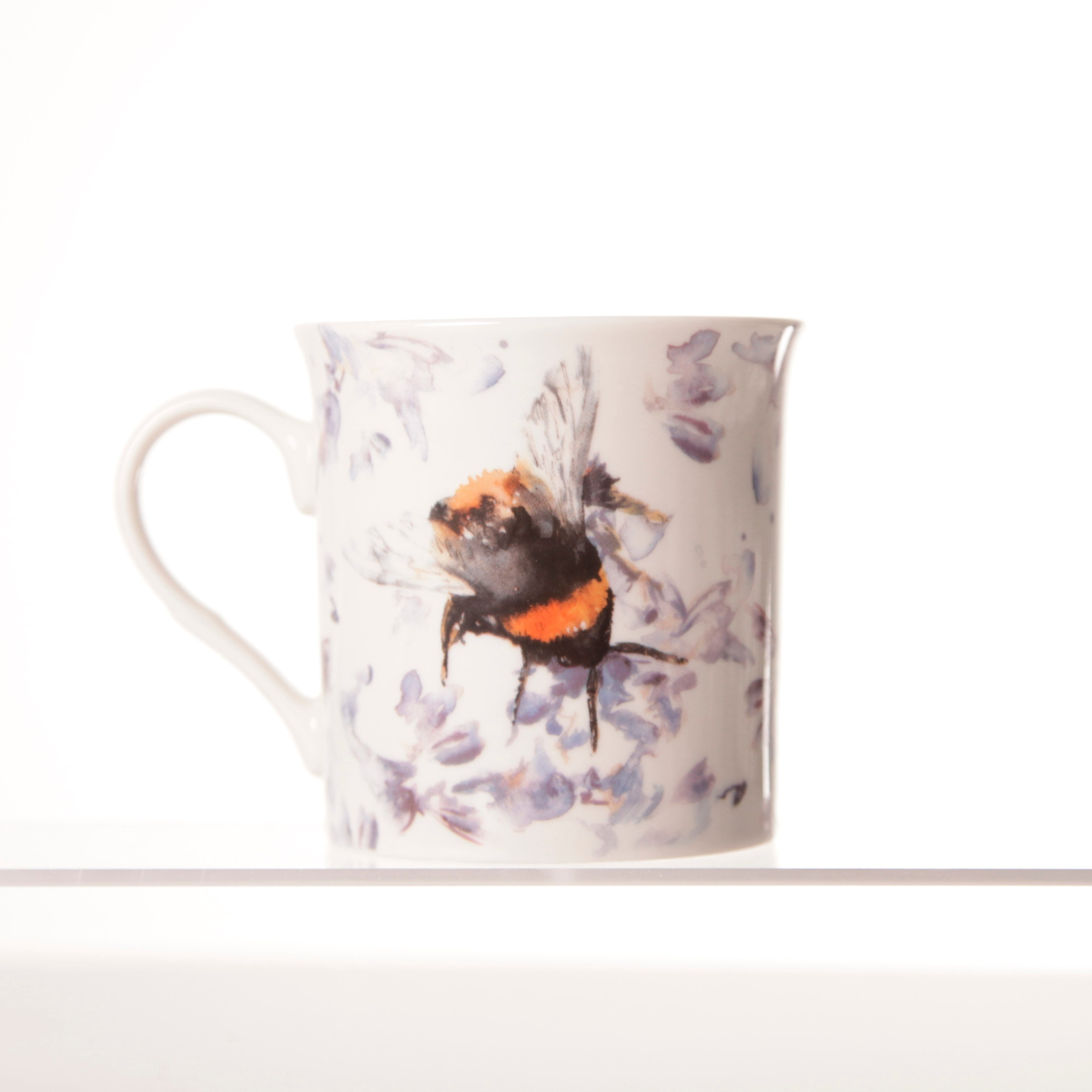 Bee Watercolour Design China Mug with Box