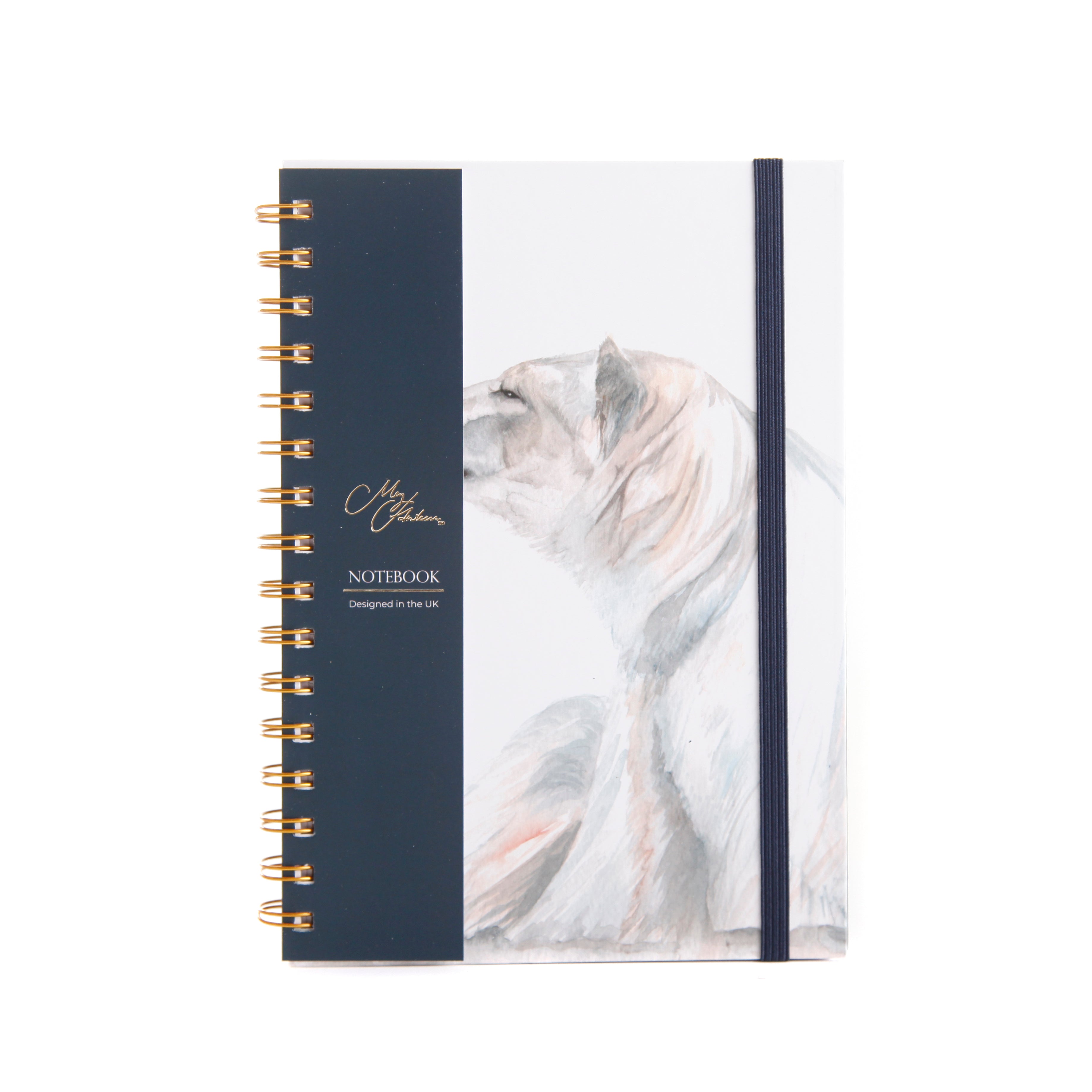 Polar Bear Watercolour Design A5 Notebook
