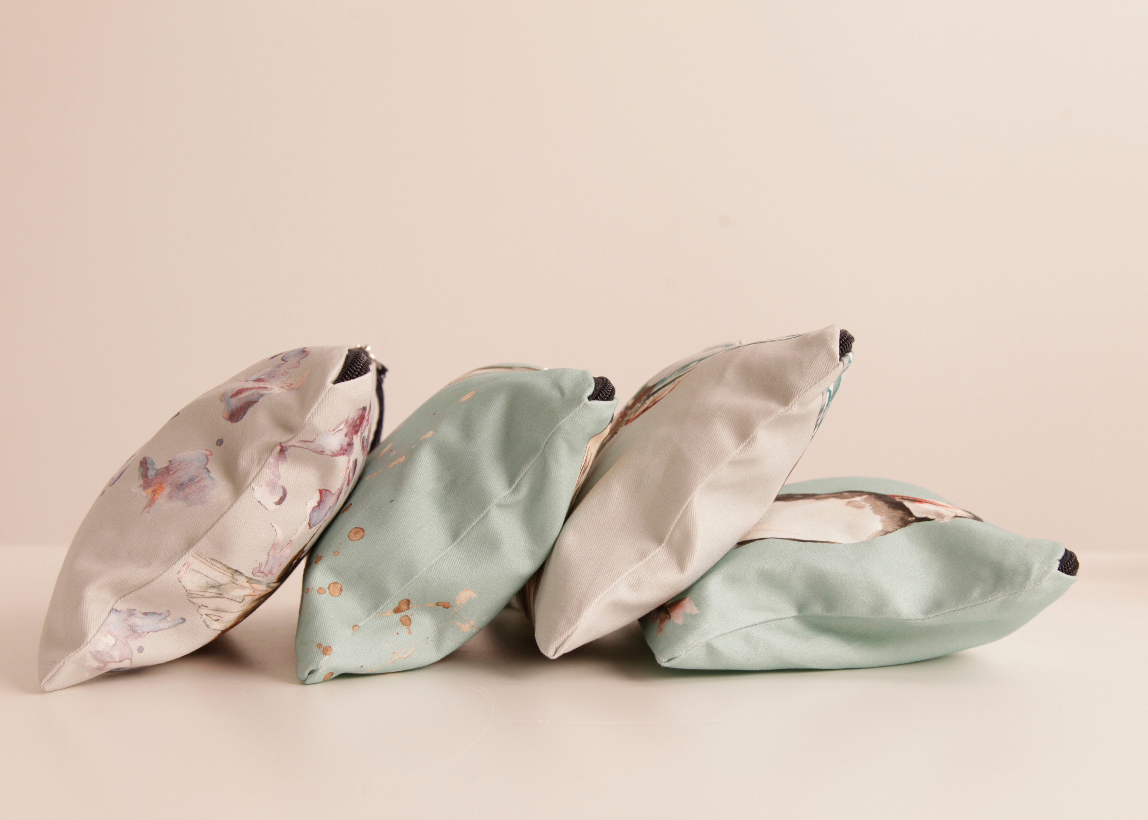 Stag Cotton Cosmetic Bags
