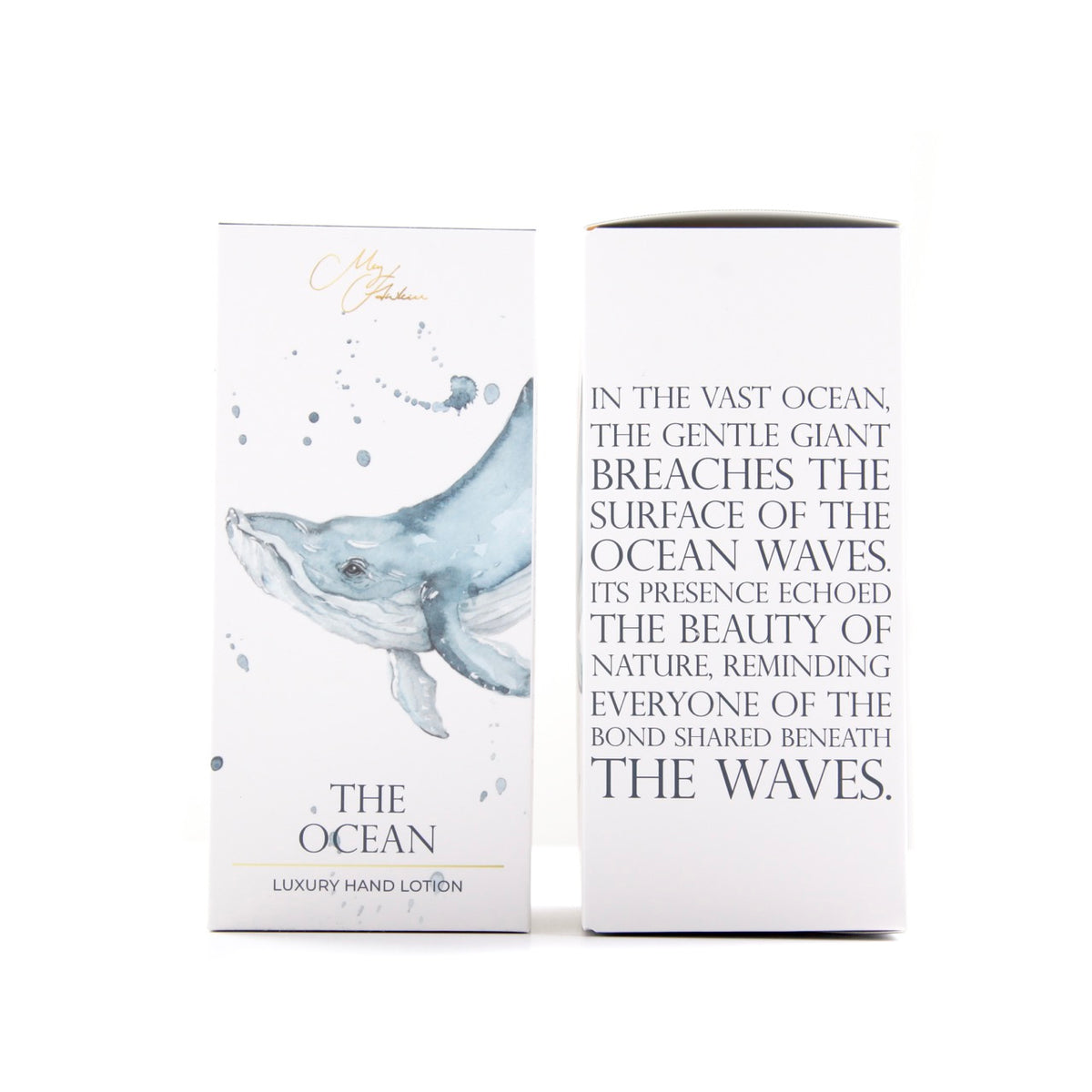 The Ocean – Whale design Luxury Hand Lotion
