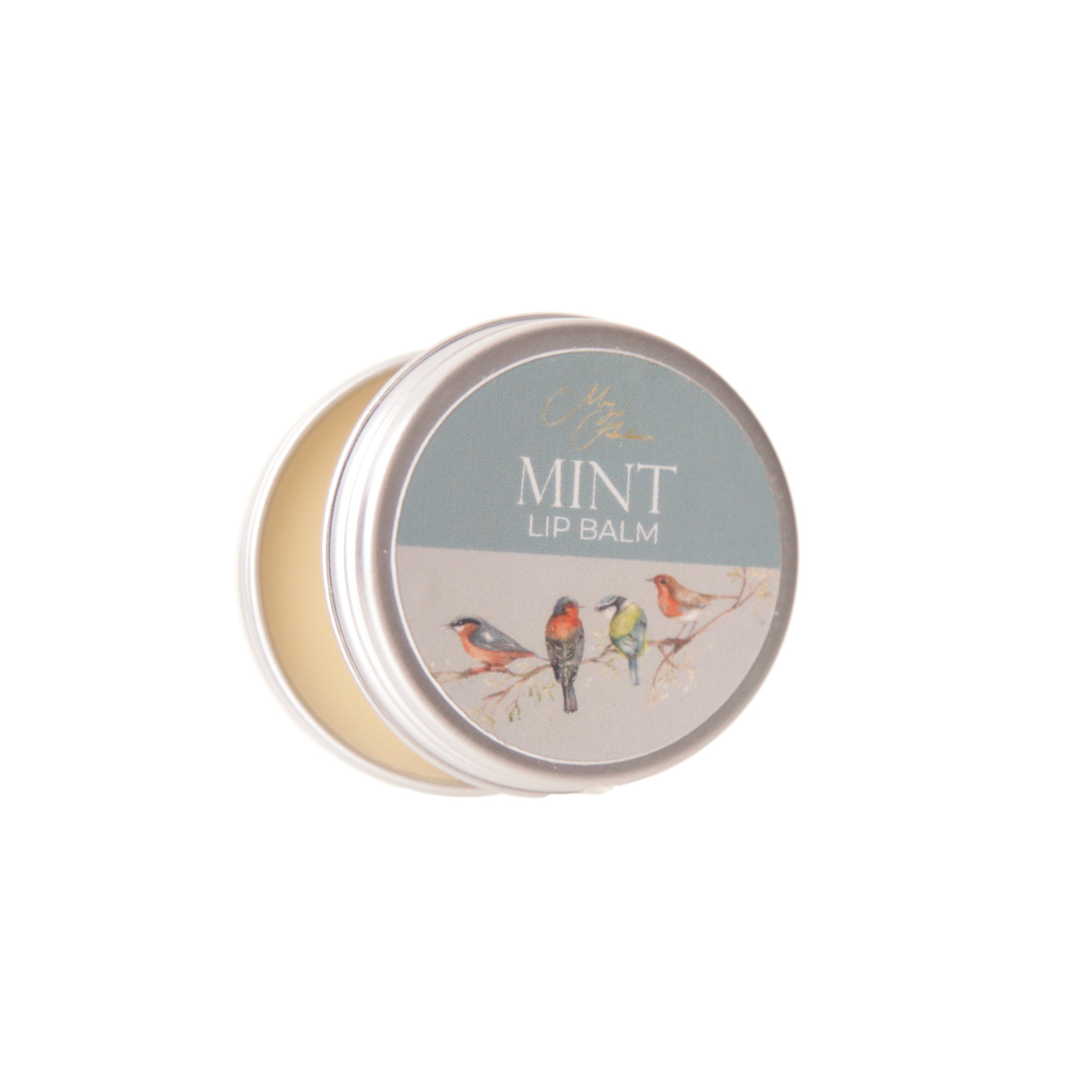Mint Lip Balm With 'The Lookout' British Birds Design