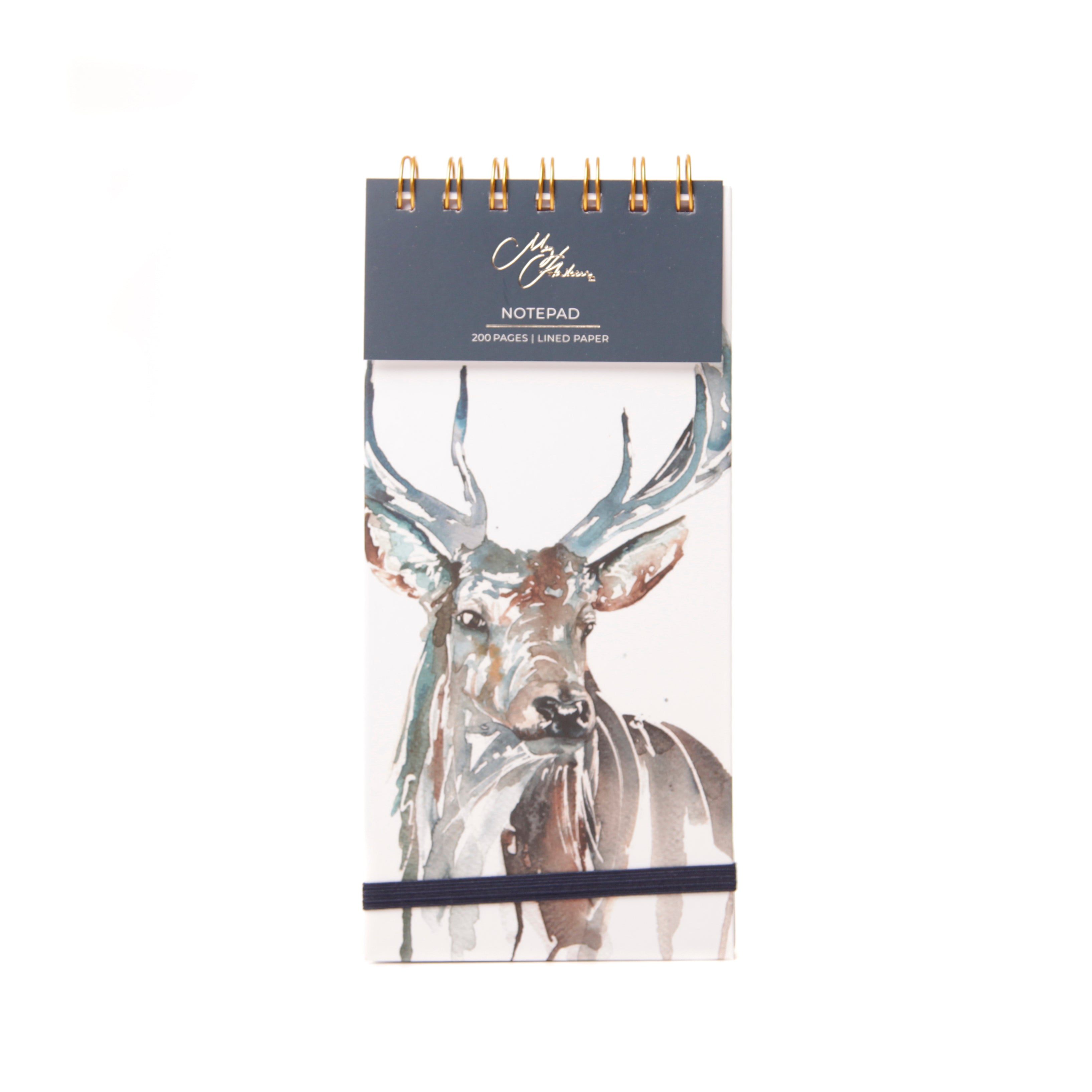 'The Highlands' Stag Watercolour Design Notepad