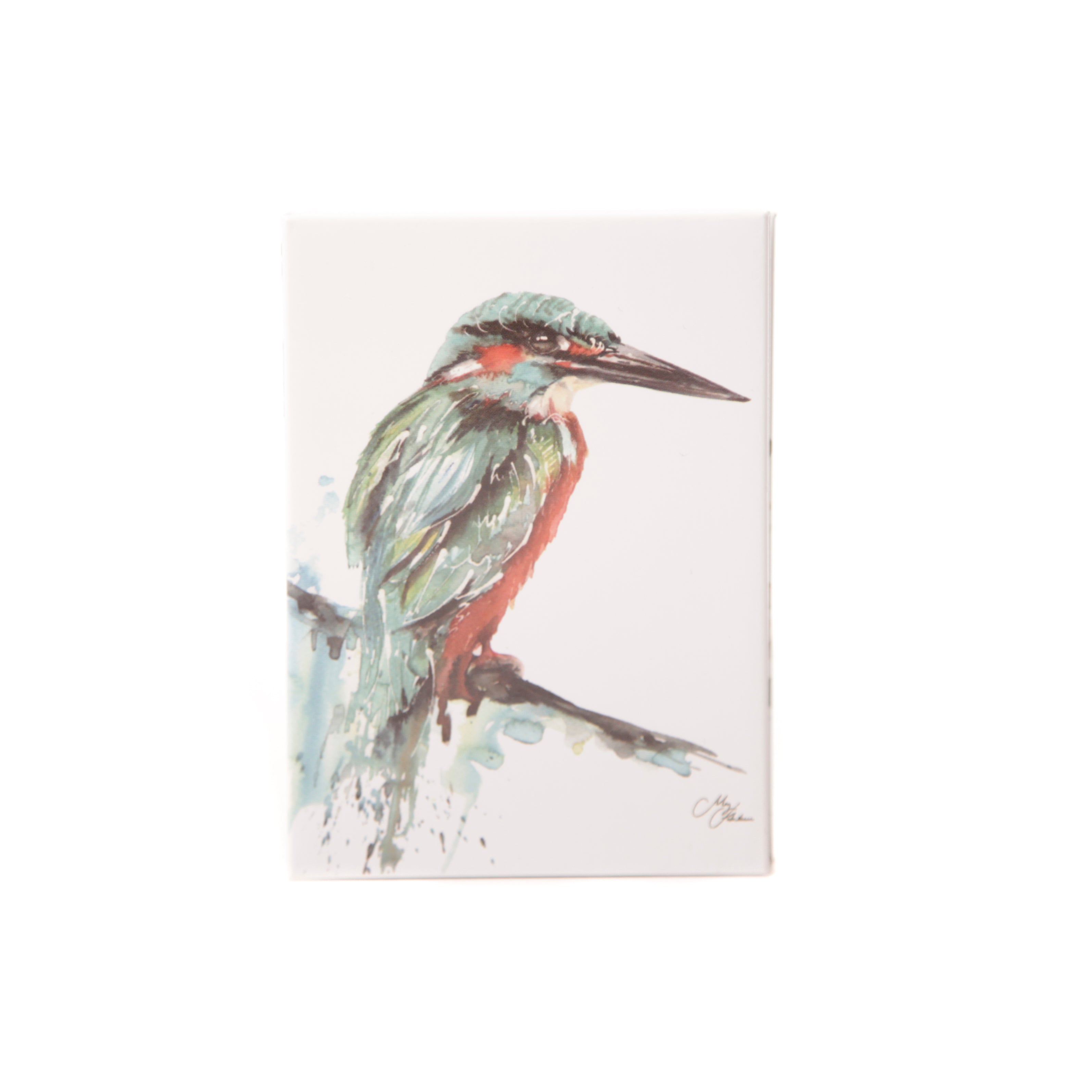 Kingfisher Watercolour Design 'The Retreat' Magnet