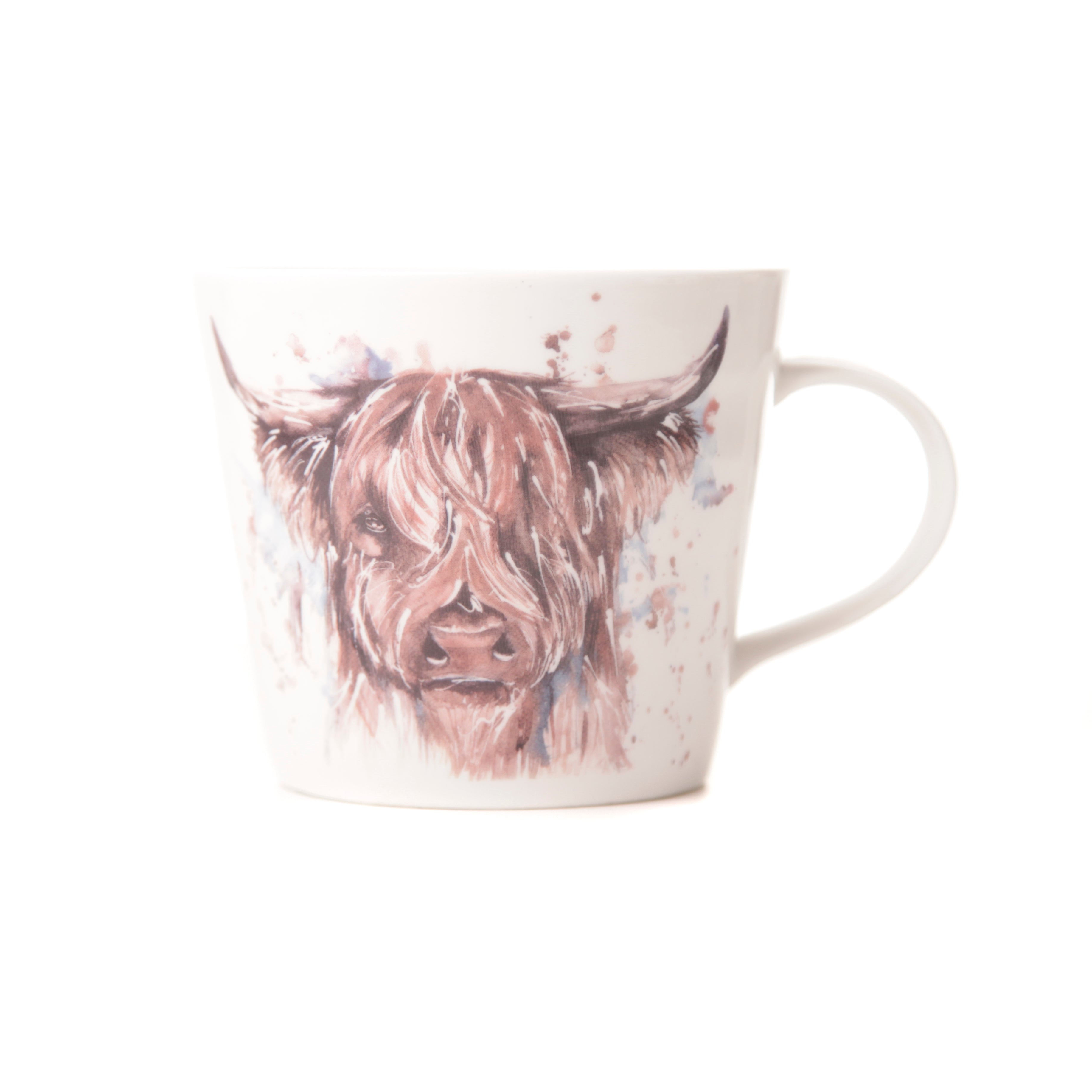 The Hebrides - Highland Cow Design Bone China Mug