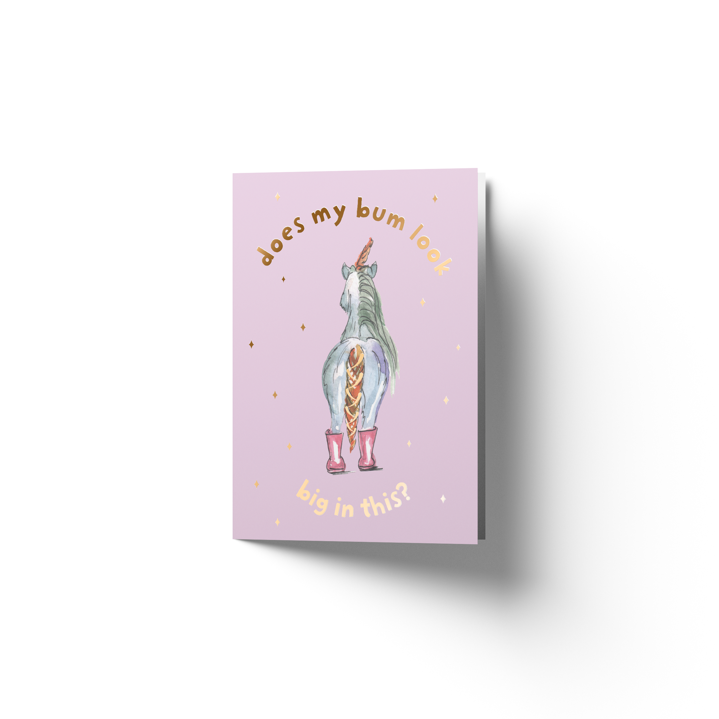 Does my bum look big in this? Greeting Card