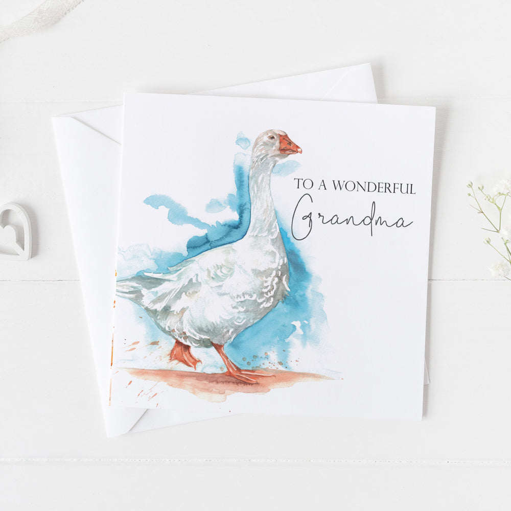 'Wonderful Grandma' Sentiment Card