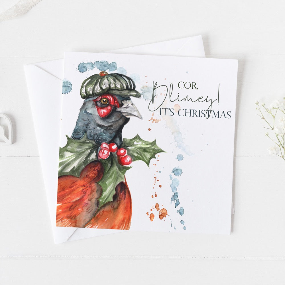 “Cor’ Blimey It’s Christmas” Humour Christmas Card