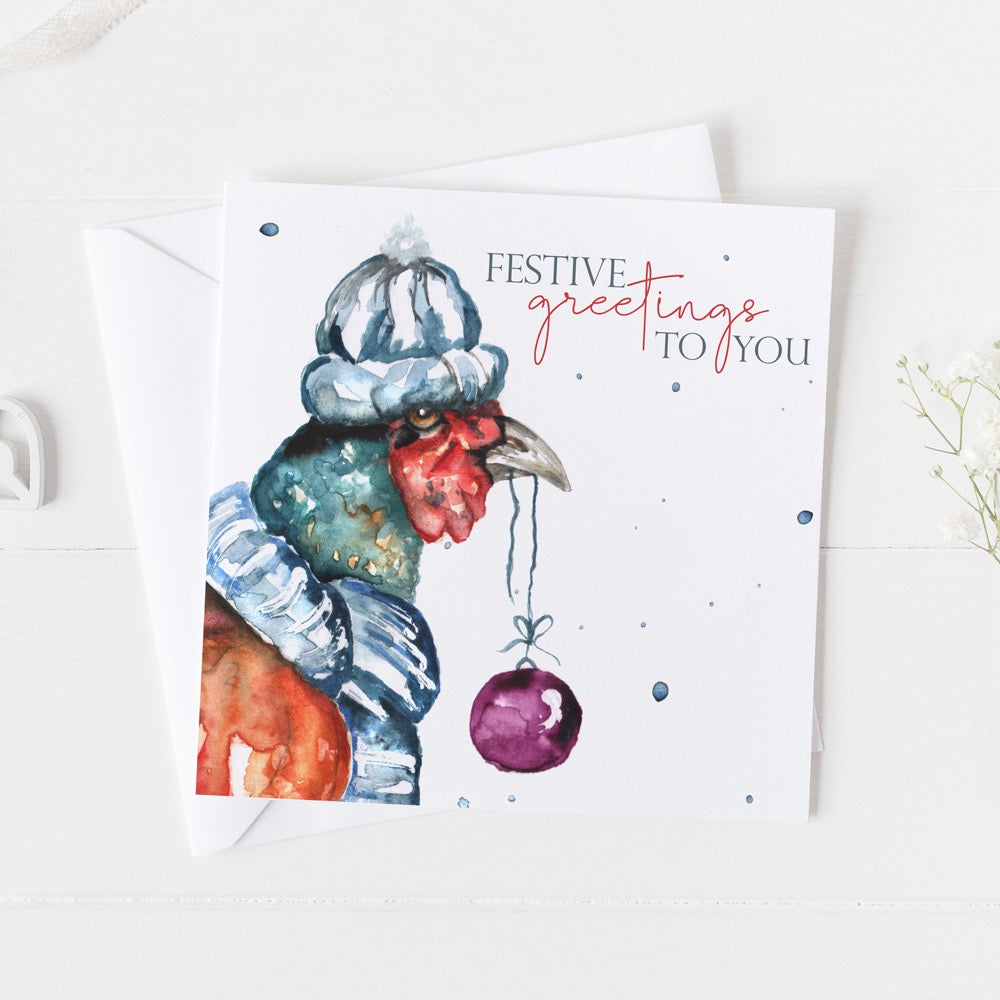 “Festive Greetings To You” Humour Christmas Card