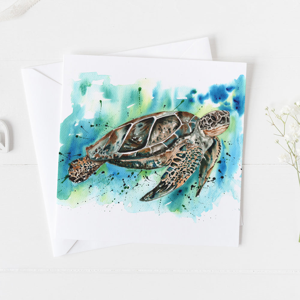 Sea Turtle Card