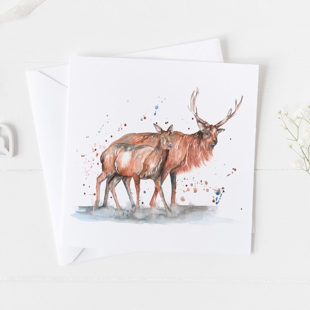 Stag and Doe Card