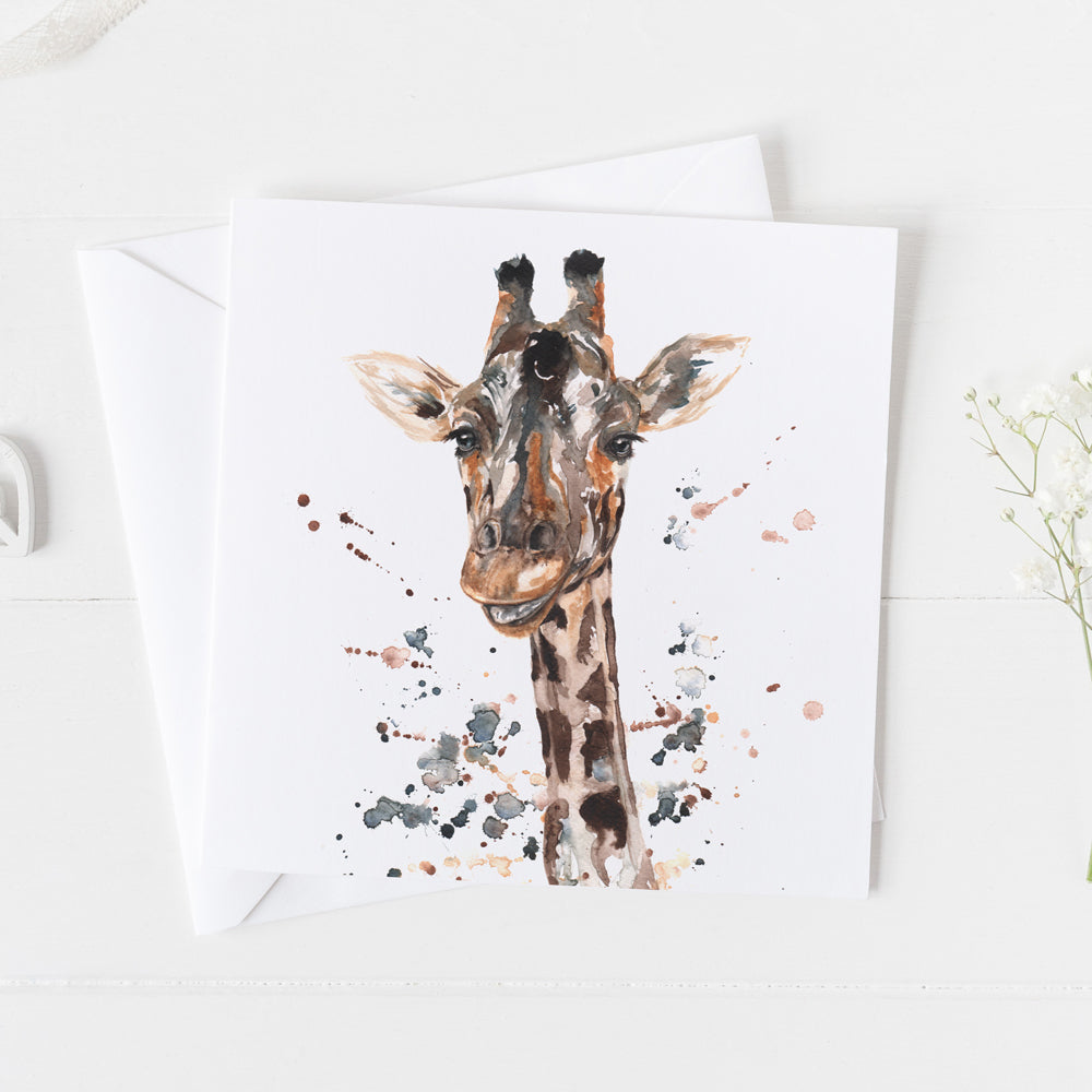 Giraffe Greeting Card