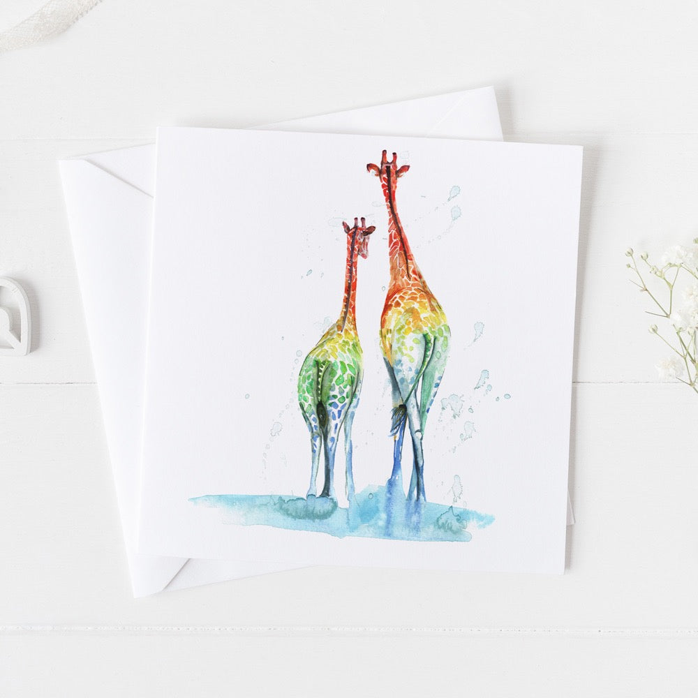 Giraffes Card