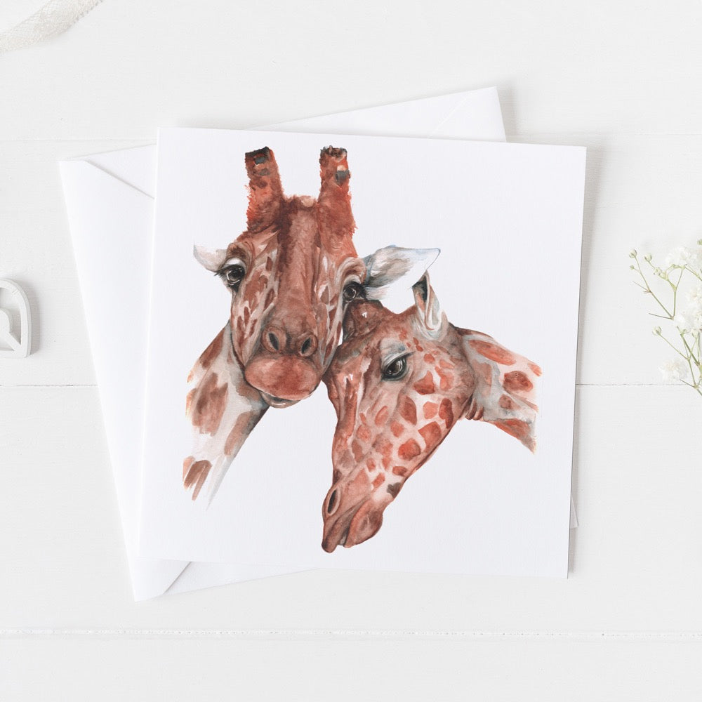 Giraffe Greeting Card