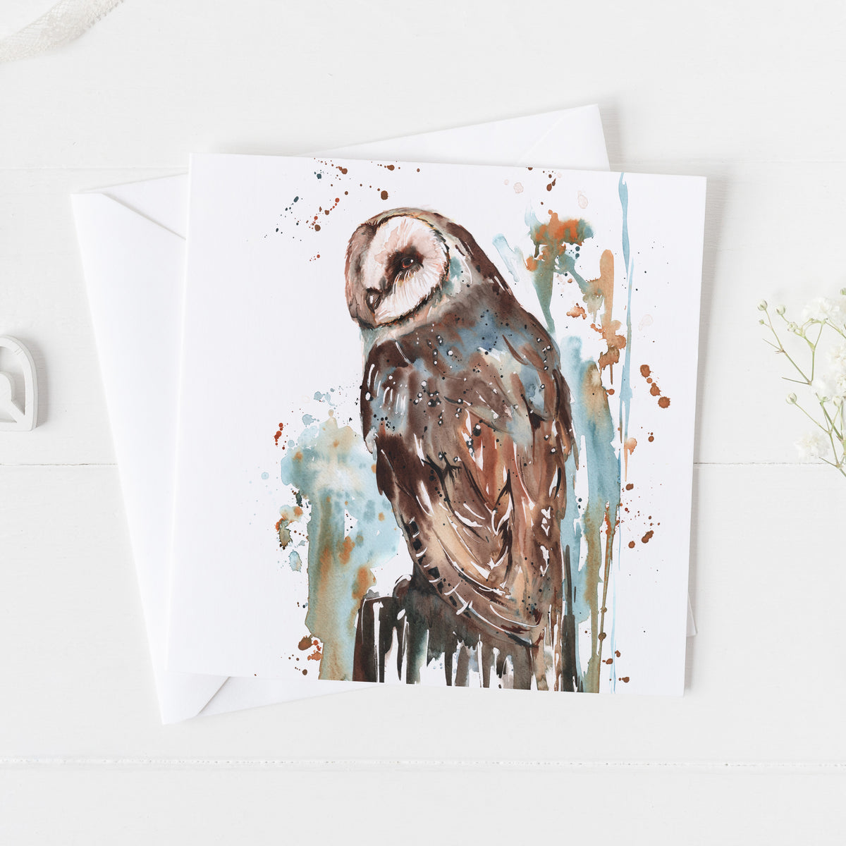 Barn Owl Card